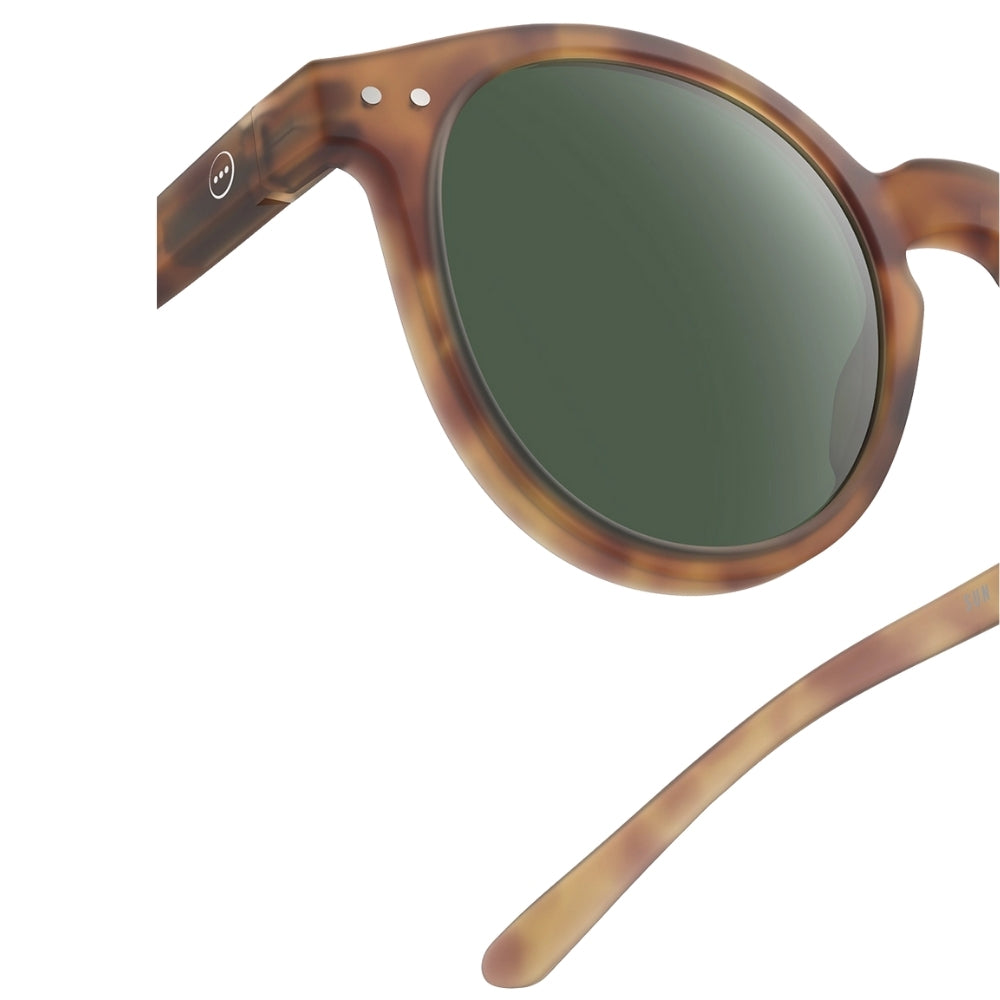 IZIPIZI SUN M HAVANE GREEN LENSES - HAVANE