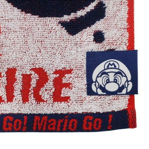 MARUSHIN SUN HEART MARIO GO GO MARIO FACE TOWEL - MULTICOLOR