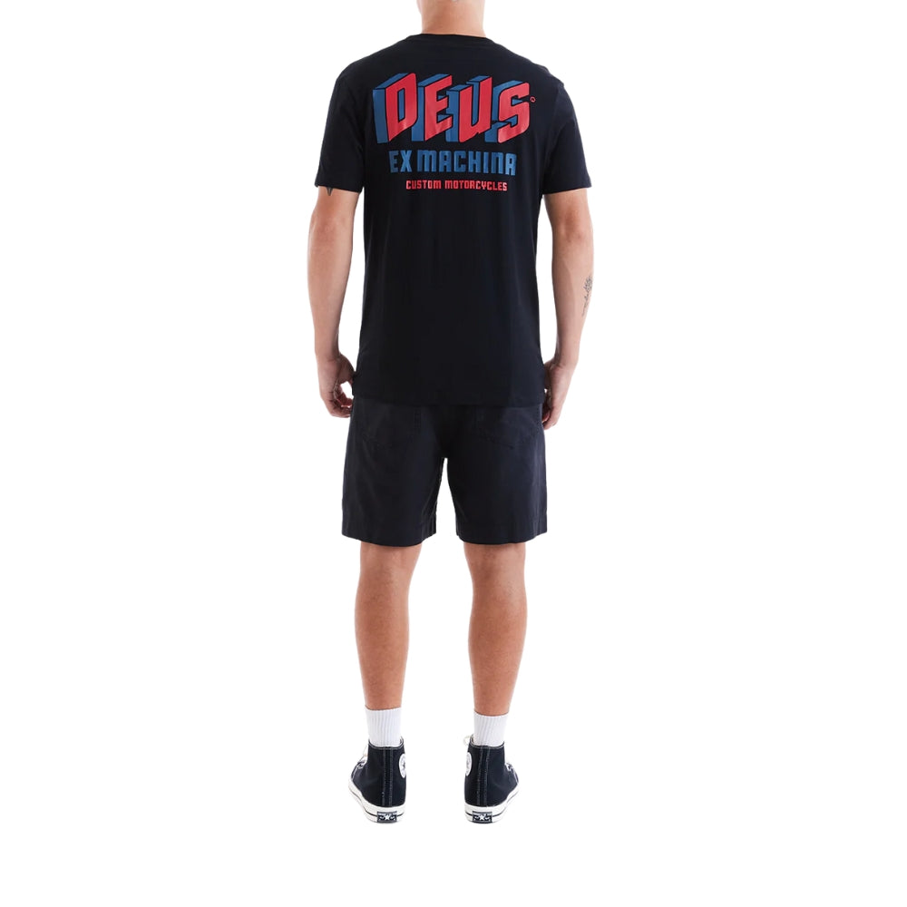 DEUS EX MACHINA SLAB TEE - BLACK