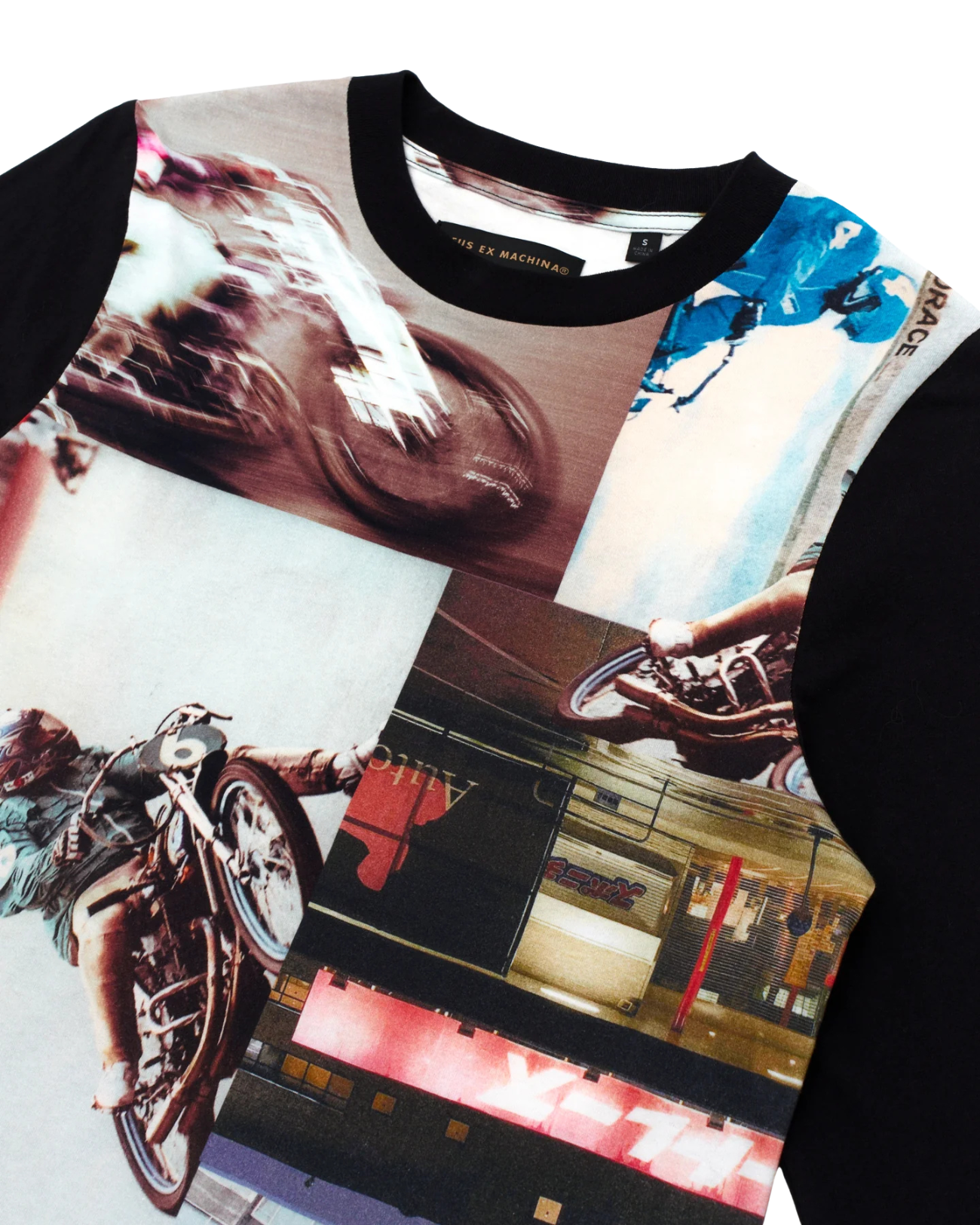 DEUS EX MACHINA MILLENIUM LS TOP - WET ASPHALT