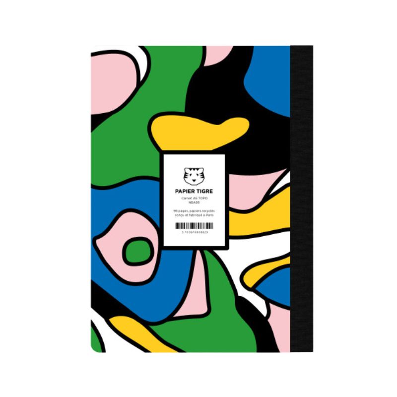 PAPIER TIGRE A5 NOTEBOOK - TOPO