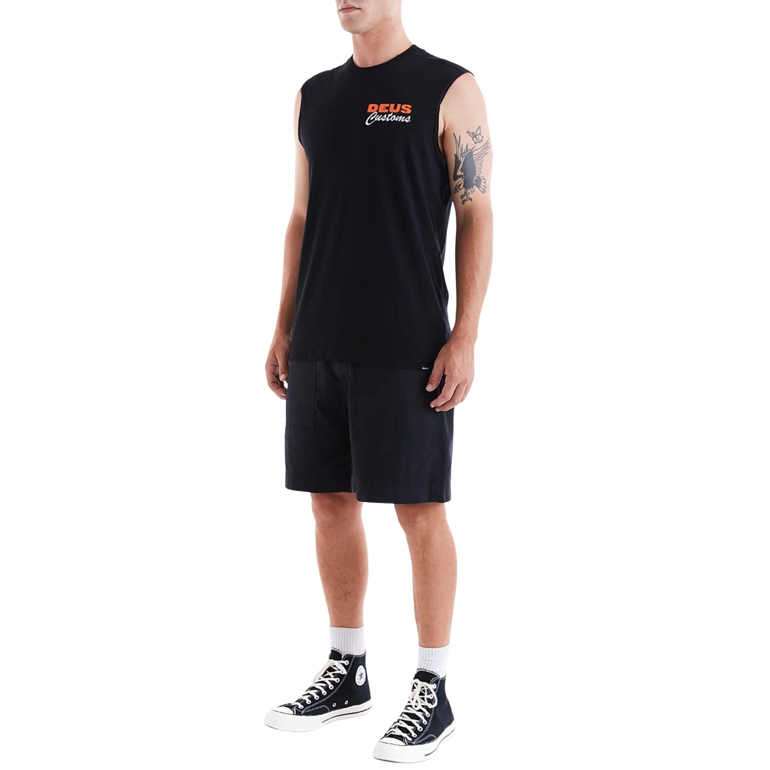 DEUS EX MACHINA ROUNDOUT MUSCLE - BLACK