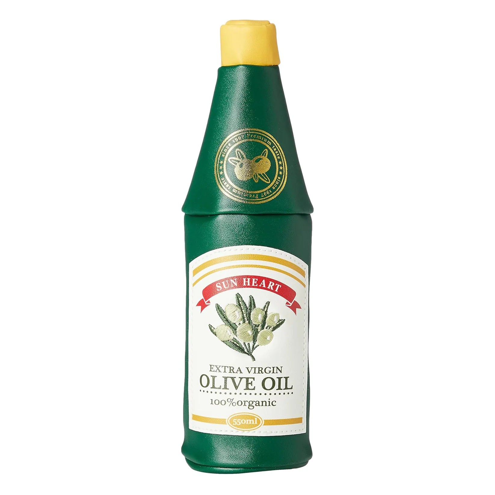 MARUSHIN SUN HEART YUP! OLIVE OIL POUCH - GREEN