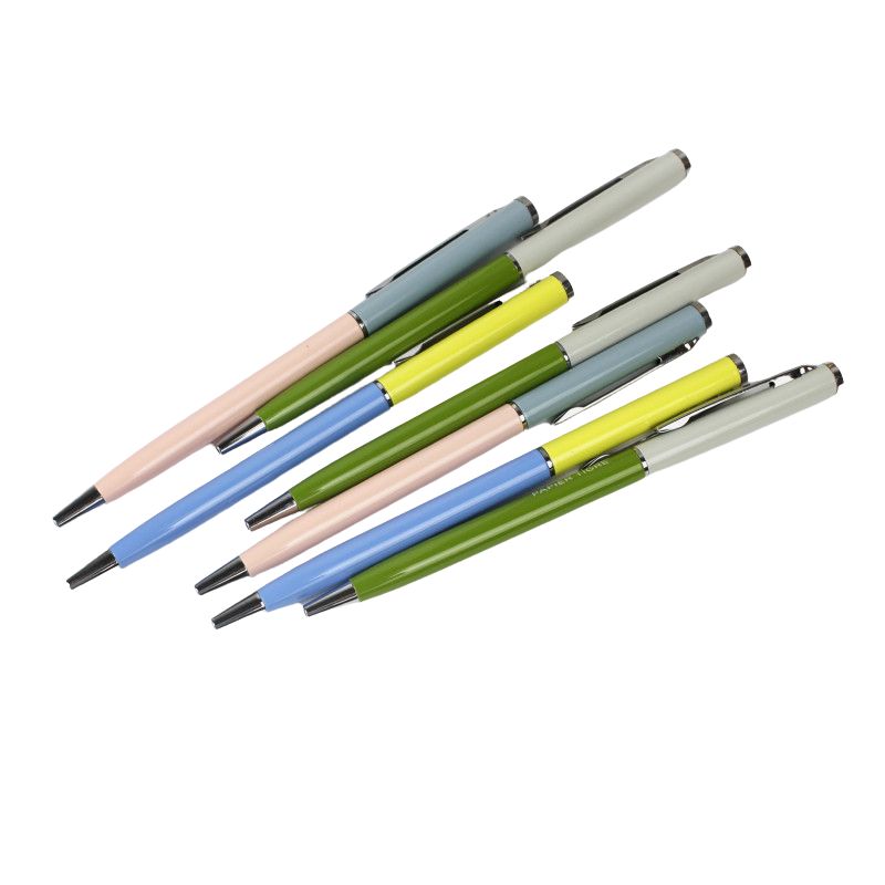 PAPIER TIGRE BALLPOINT PEN - OLIVE/MOON