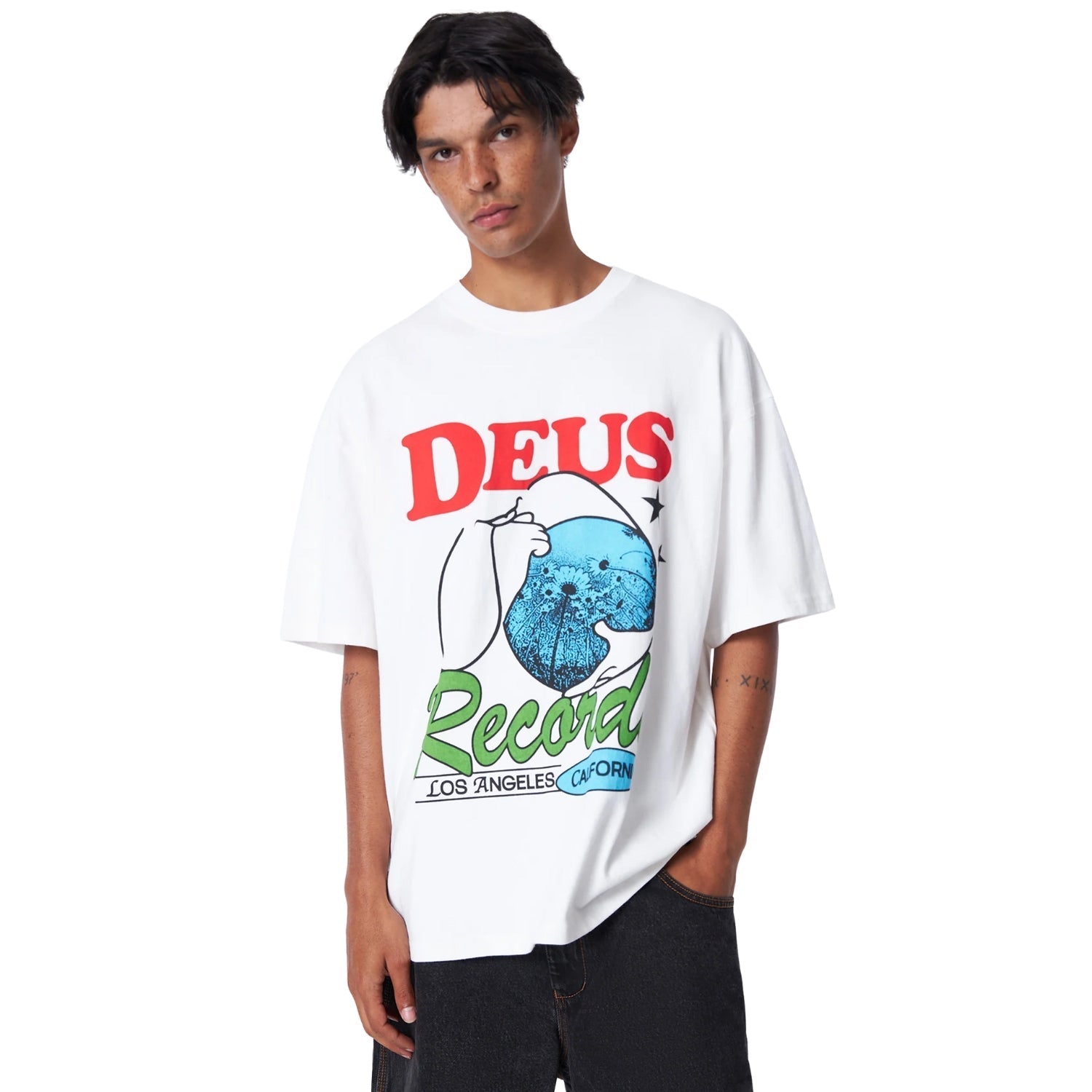 DEUS EX MACHINA INTUITION TEE - VINTAGE WHITE