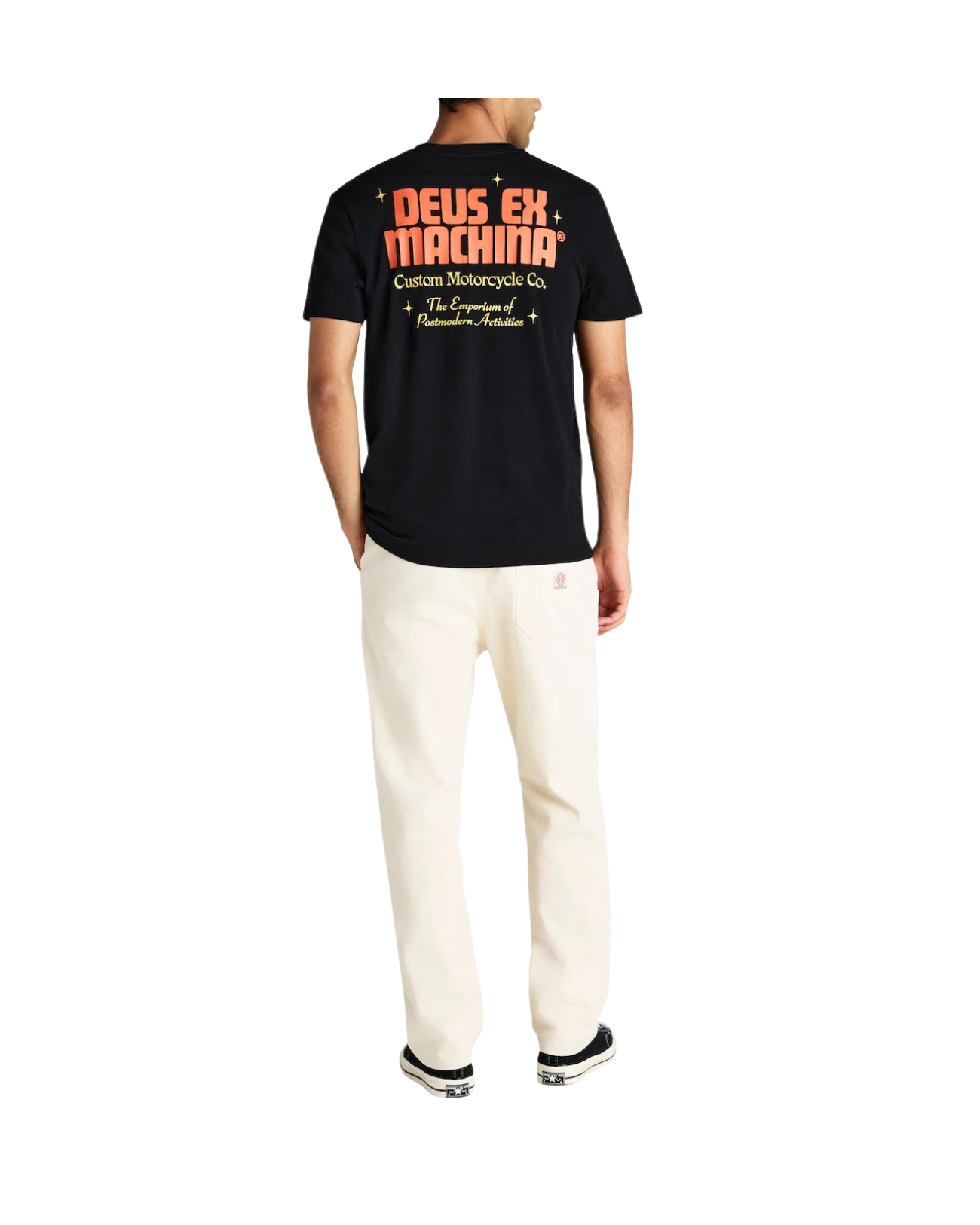 DEUS EX MACHINA DROP DOWN TEE - BLACK