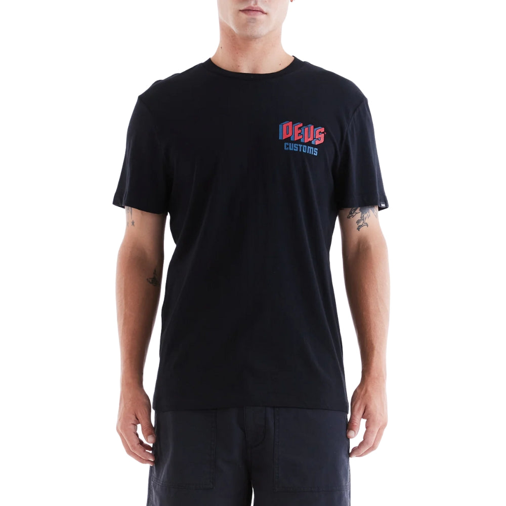 DEUS EX MACHINA SLAB TEE - BLACK