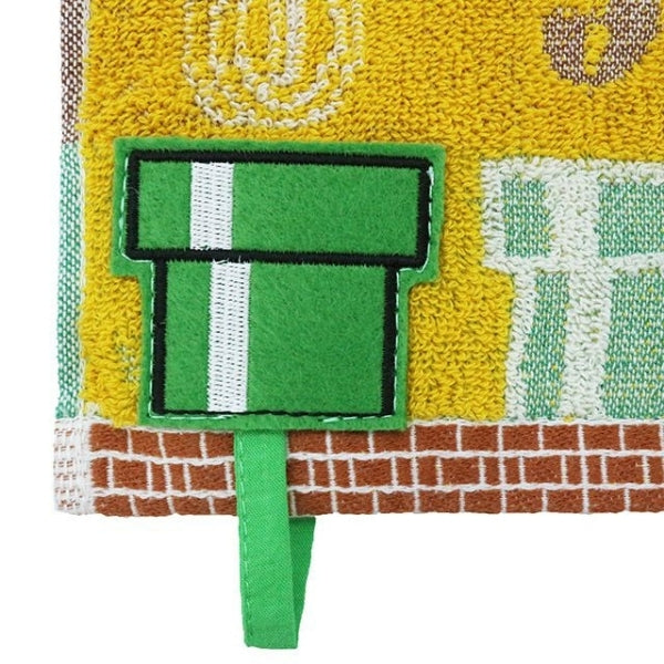 MARUSHIN SUN HEART SUPER MARIO PIPE TRAP MINI TOWEL - MULTICOLOR