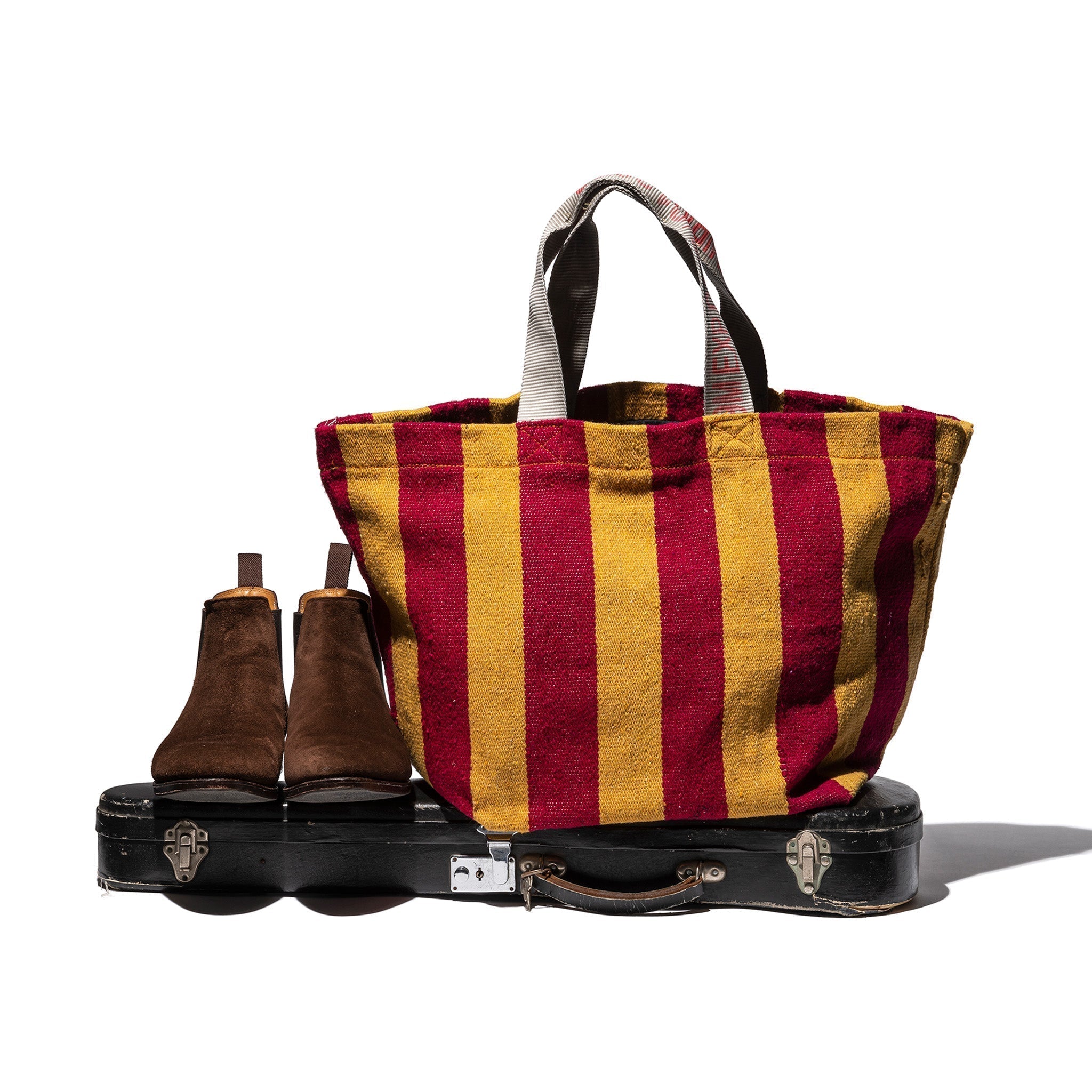 PUEBCO RUG BAG / Mustard x Burgundy