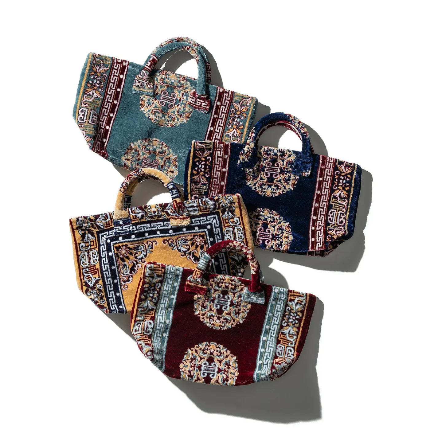 PUEBCO - RUG FABRIC BAG - YELLOW