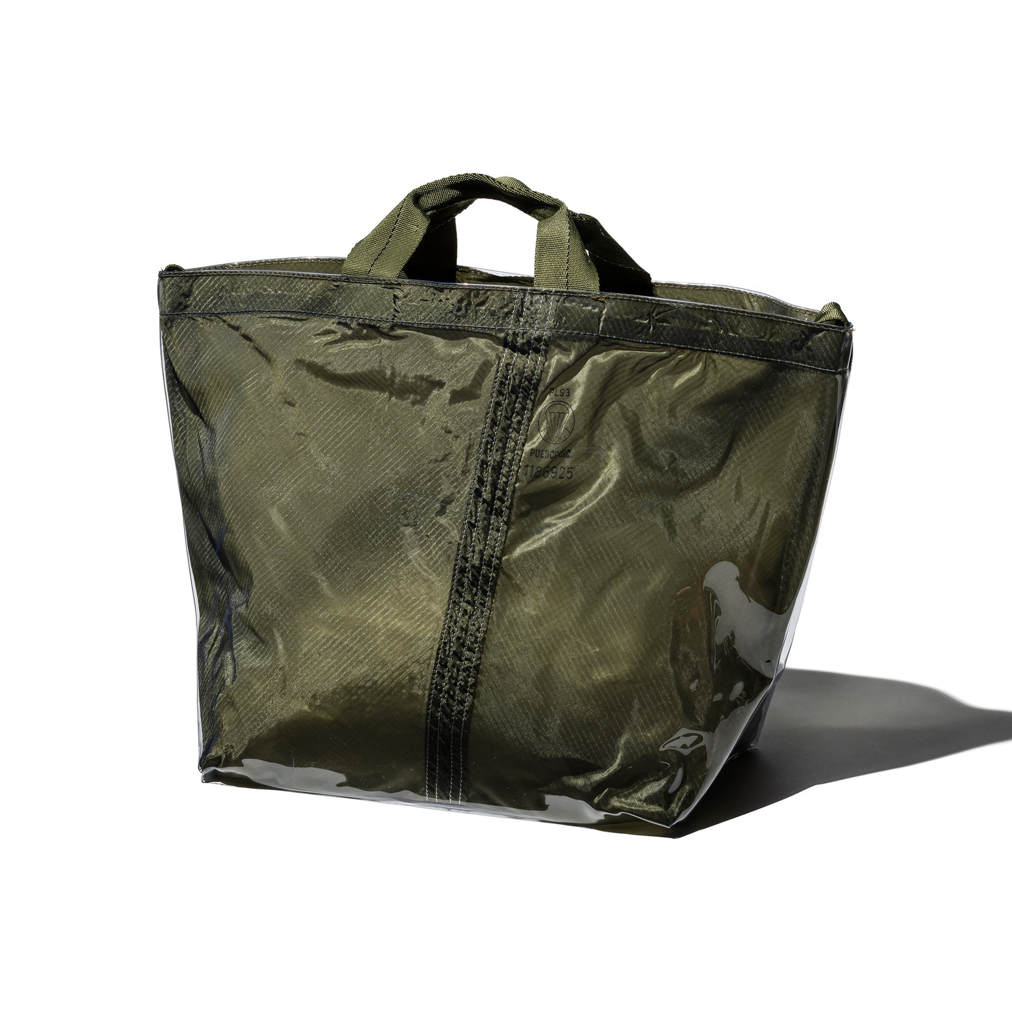 PUEBCO COVERED PARACHUTE SHOULDER BAG - OLIVE