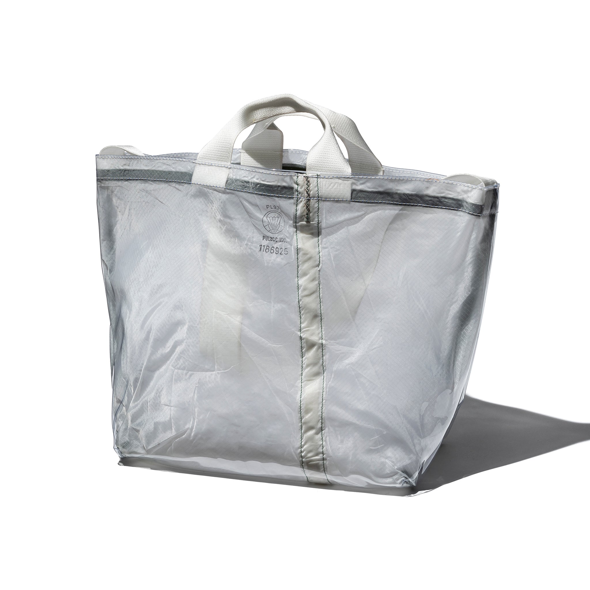 PUEBCO COVERED PARACHUTE SHOULDER BAG - WHITE