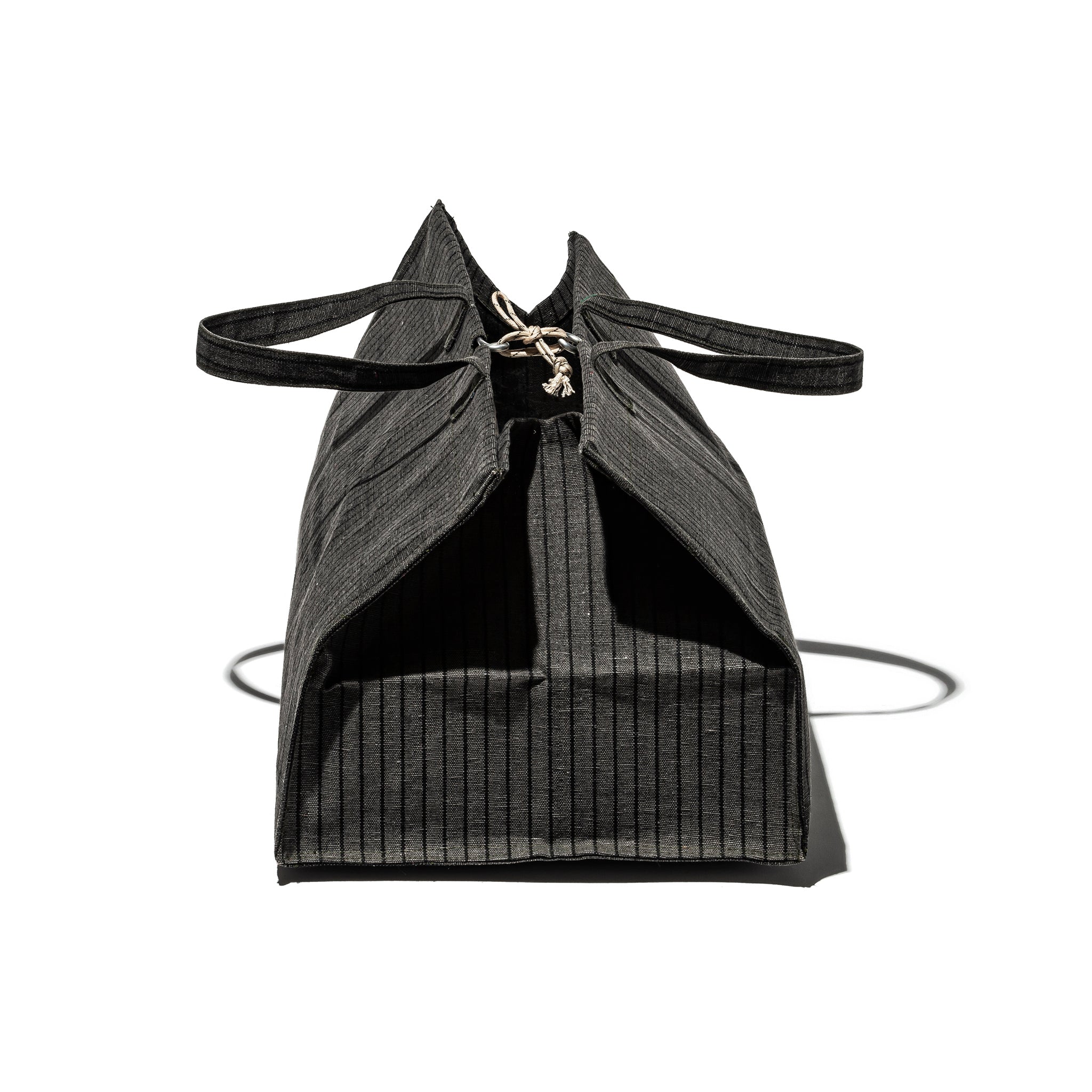 PUEBCO WAXED CANVAS LARGE BAG / Gray