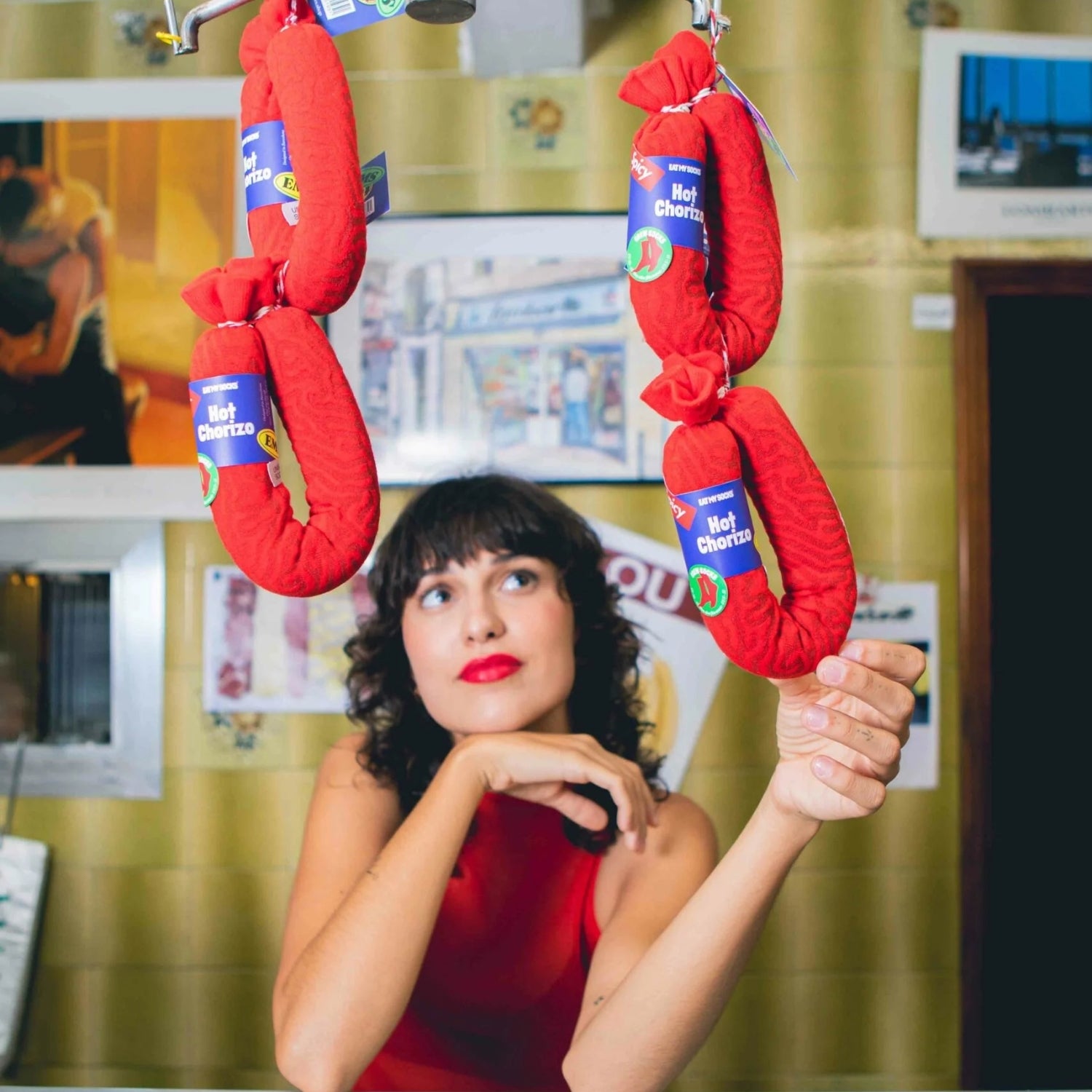 EAT MY SOCKS Hot Chorizo - RED