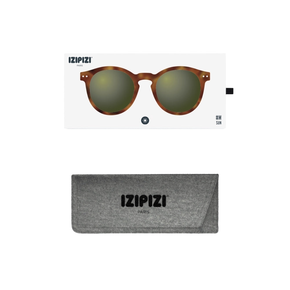 IZIPIZI SUN M HAVANE GREEN LENSES - HAVANE