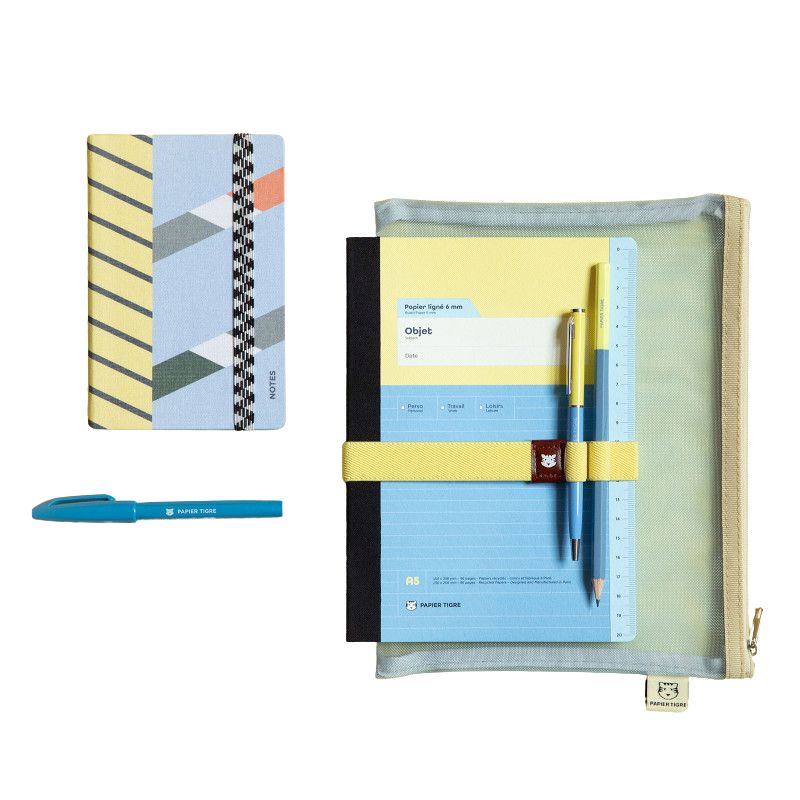 PAPIER TIGRE BALLPOINT PEN - CARIBBEAN/CITRUS