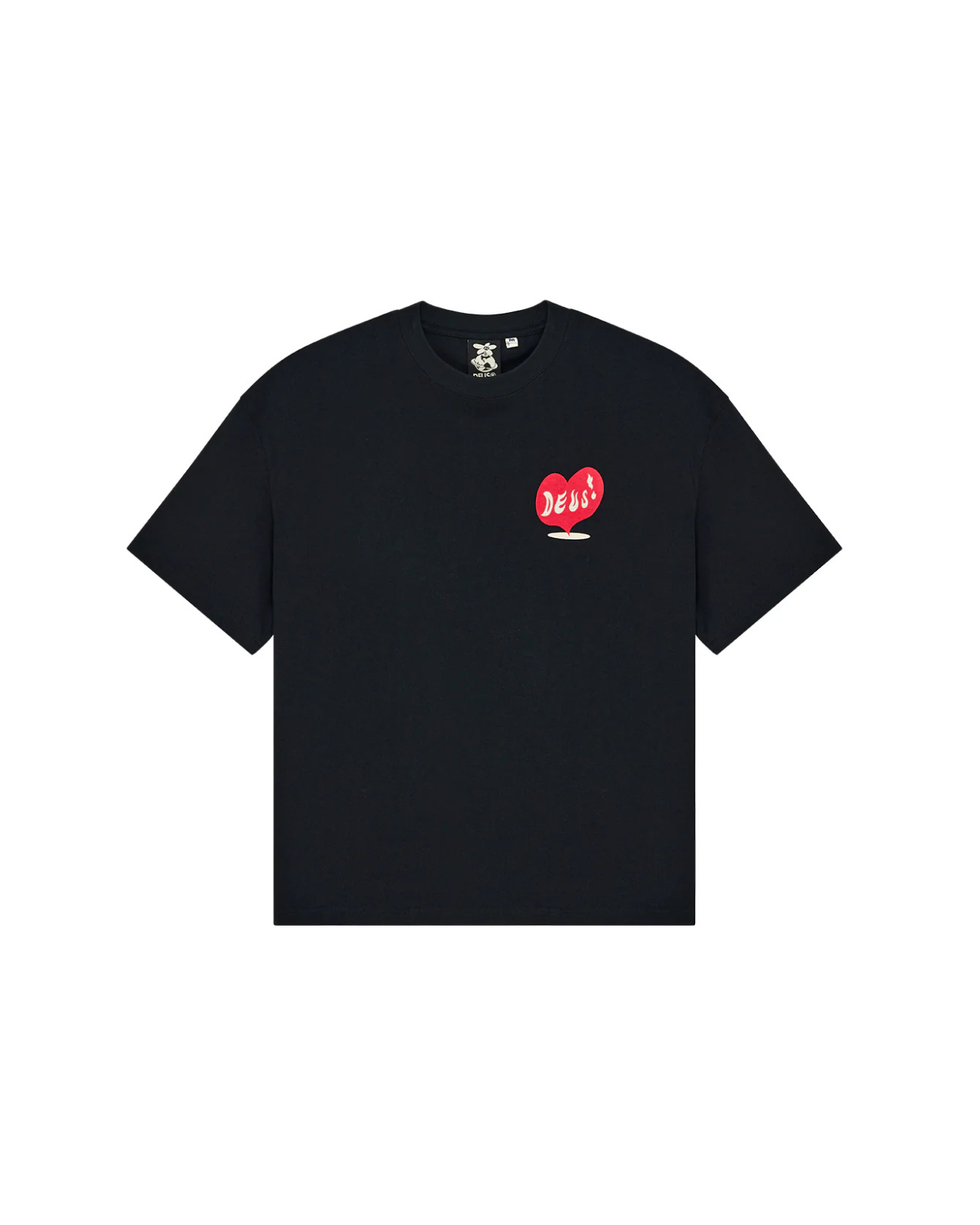 DEUS EX MACHINA DEEP CUT TEE - BLACK