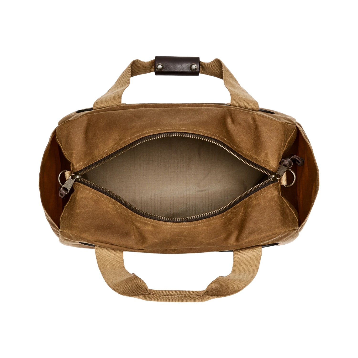 FILSON SMALL TIN CLOTH DUFFLE BAG - DARK TAN