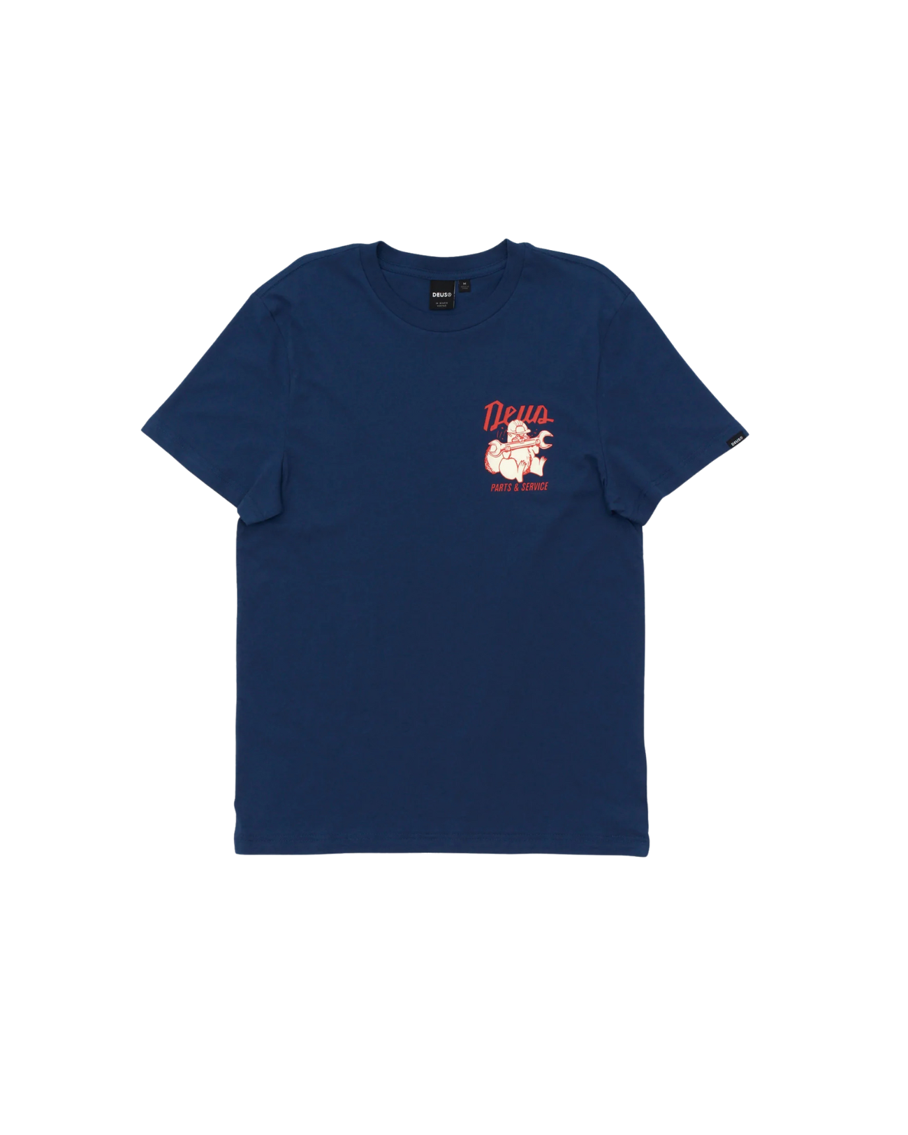 DEUS EX MACHINA OVERBITE TEE - MECHANIC BLUE