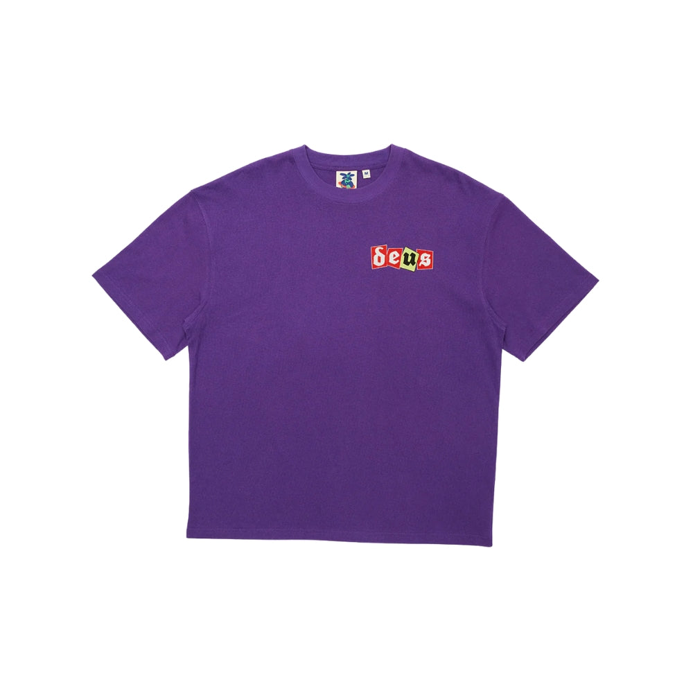 DEUS EX MACHINA REDEMPTION TEE - PURPLE SAPPHIRE