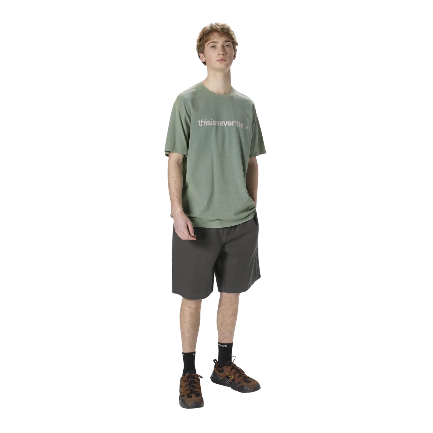 THISISNEVERTHAT BEACH SHORT - CHARCOAL