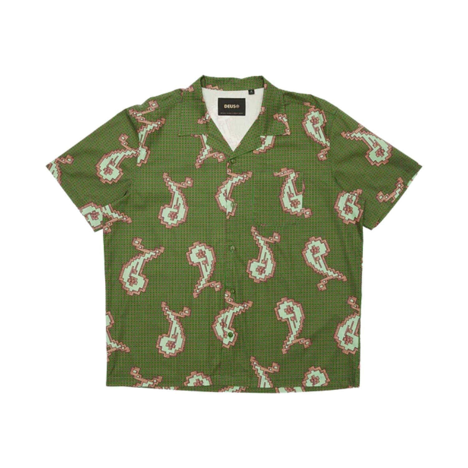 DEUS EX MACHINA 2-BIT SHIRT - GREEN
