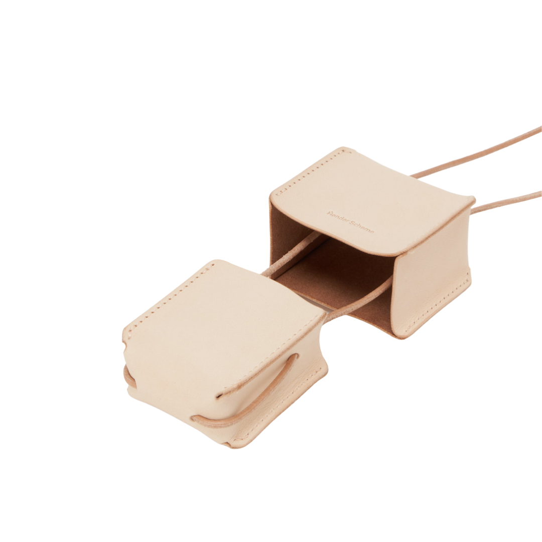 HENDER SCHEME BOX NECK HOLDER - NATURAL