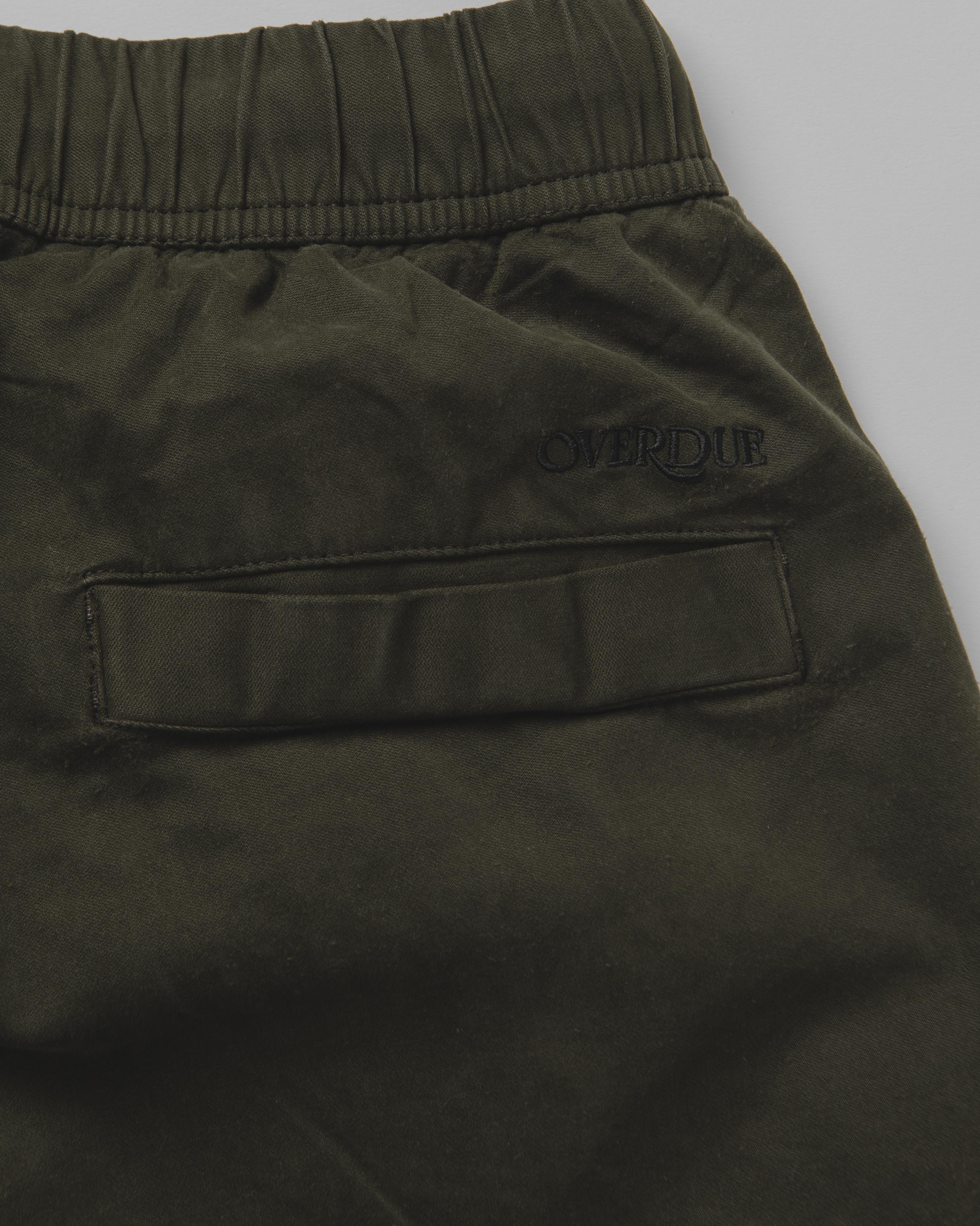 OVERDUE CORE CARGO LIGHT WEIGHT SHORTS - GREEN