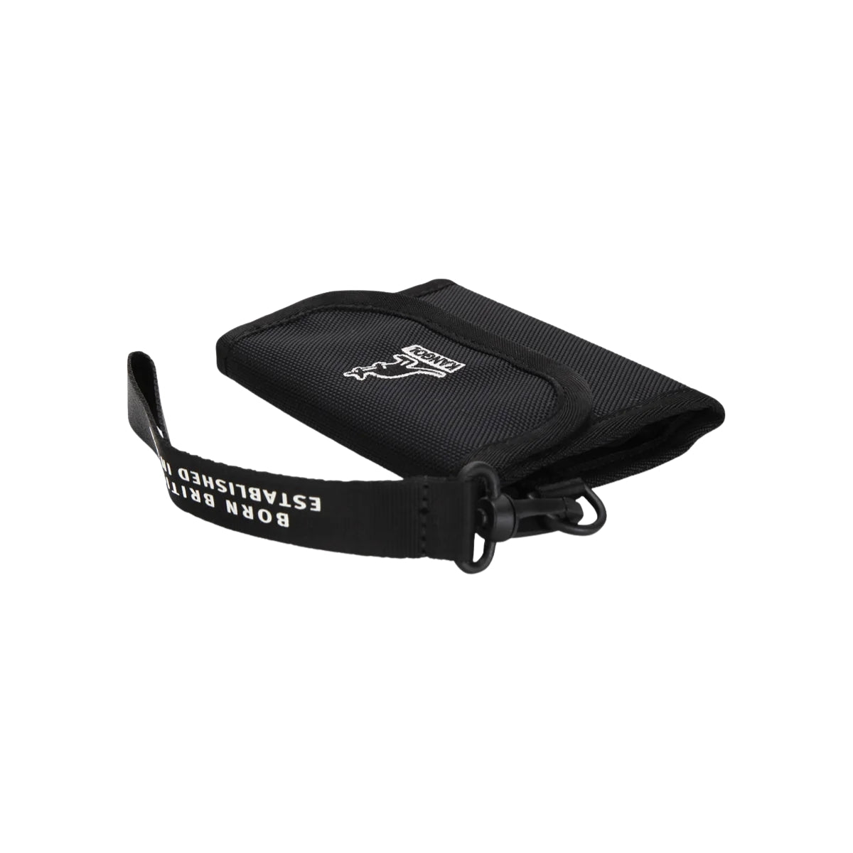 KANGOL EPIK FLACH III FOLDING WALLET - BLACK