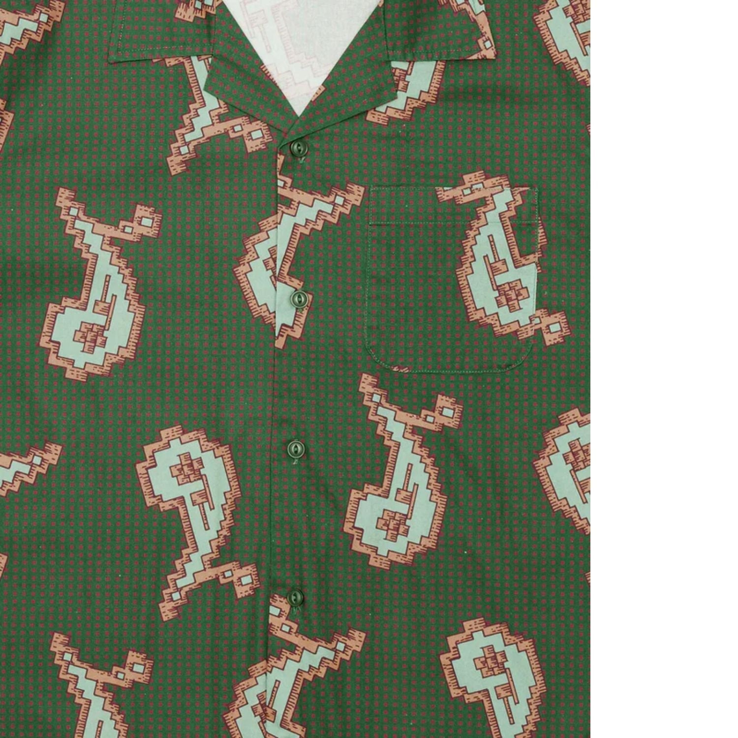 DEUS EX MACHINA 2-BIT SHIRT - GREEN