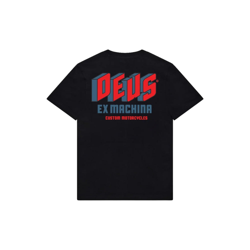 DEUS EX MACHINA SLAB TEE - BLACK