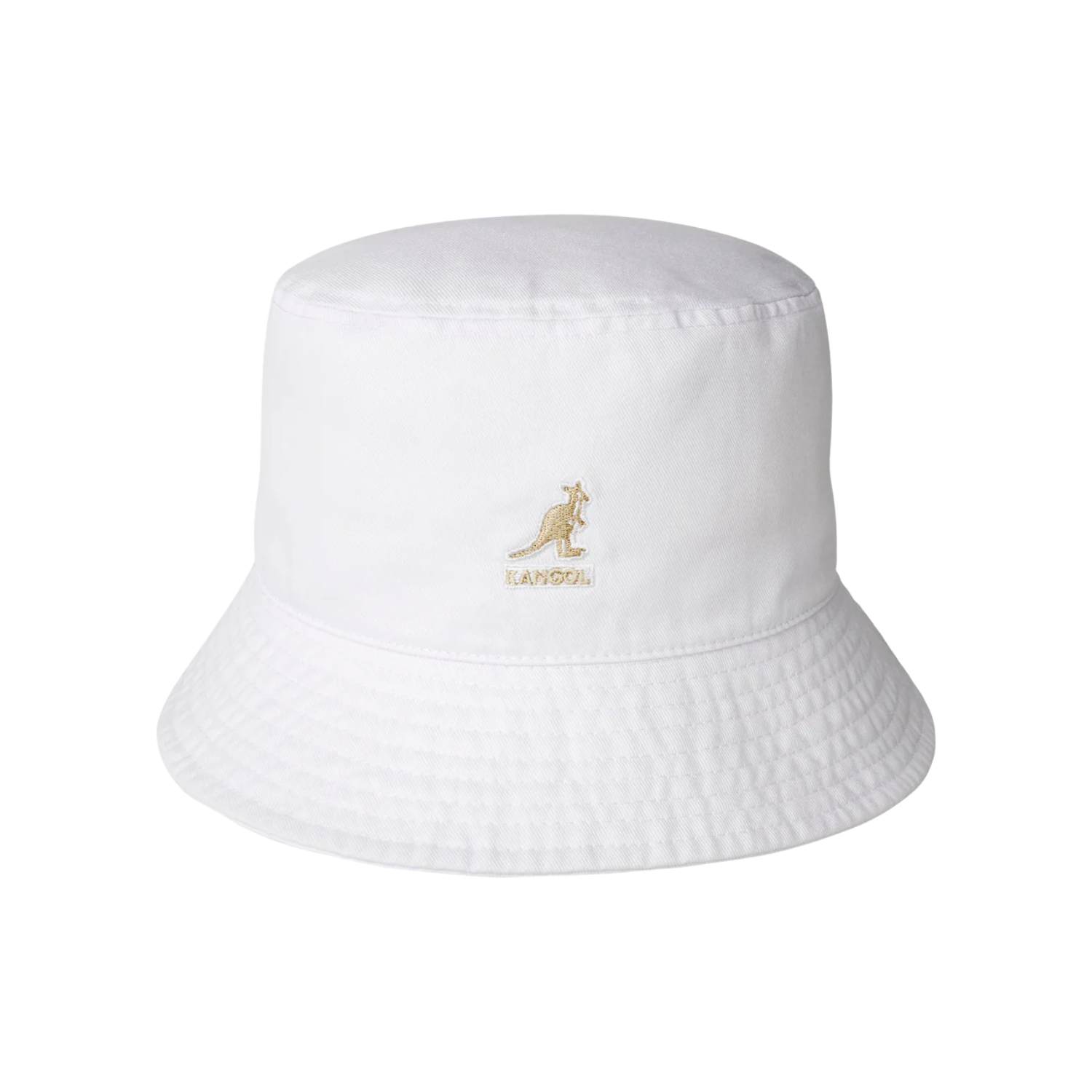 KANGOL WASHED BUCKET - WHITE