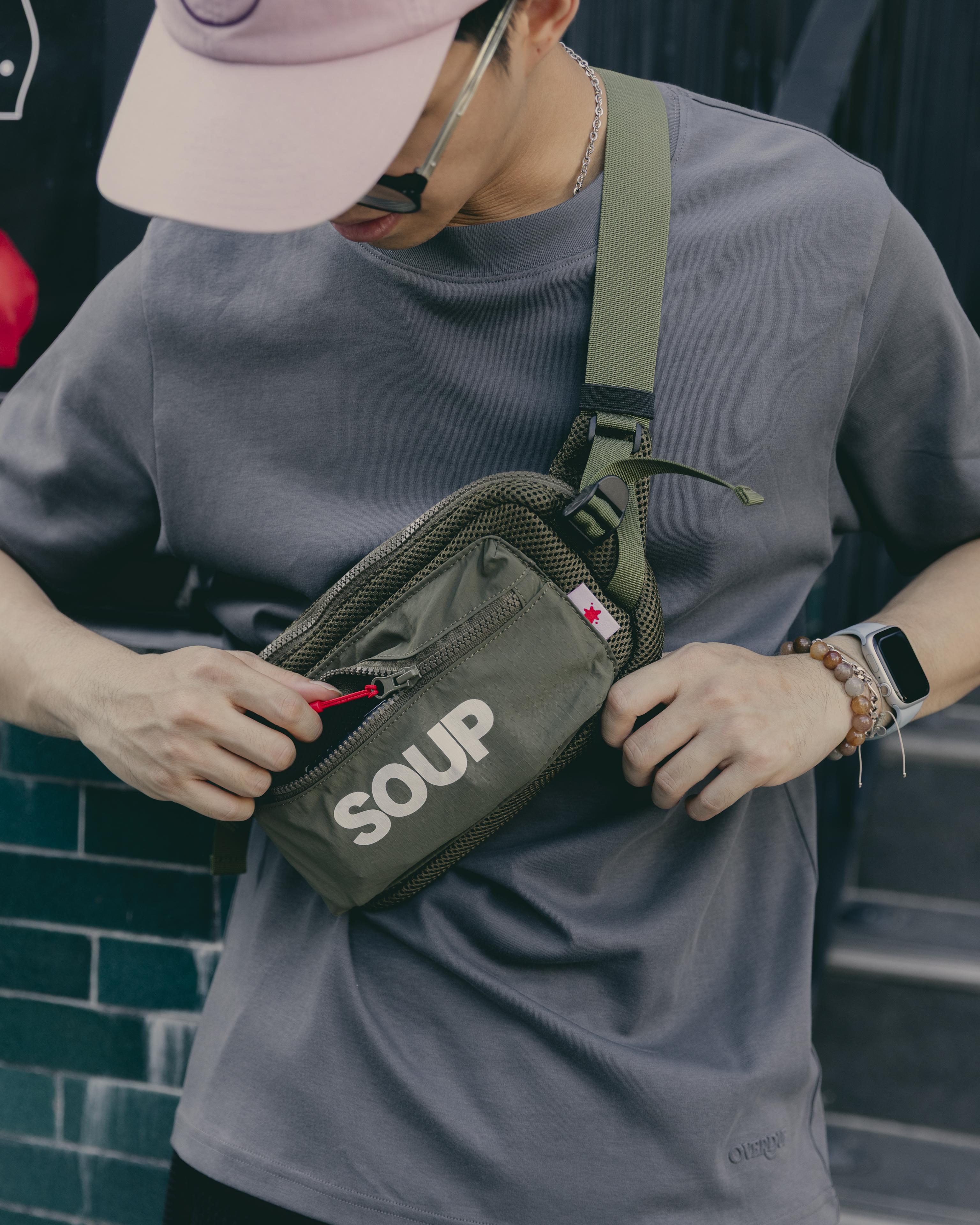 SOUP URBAN BELT BAG - GREEN KHAKI