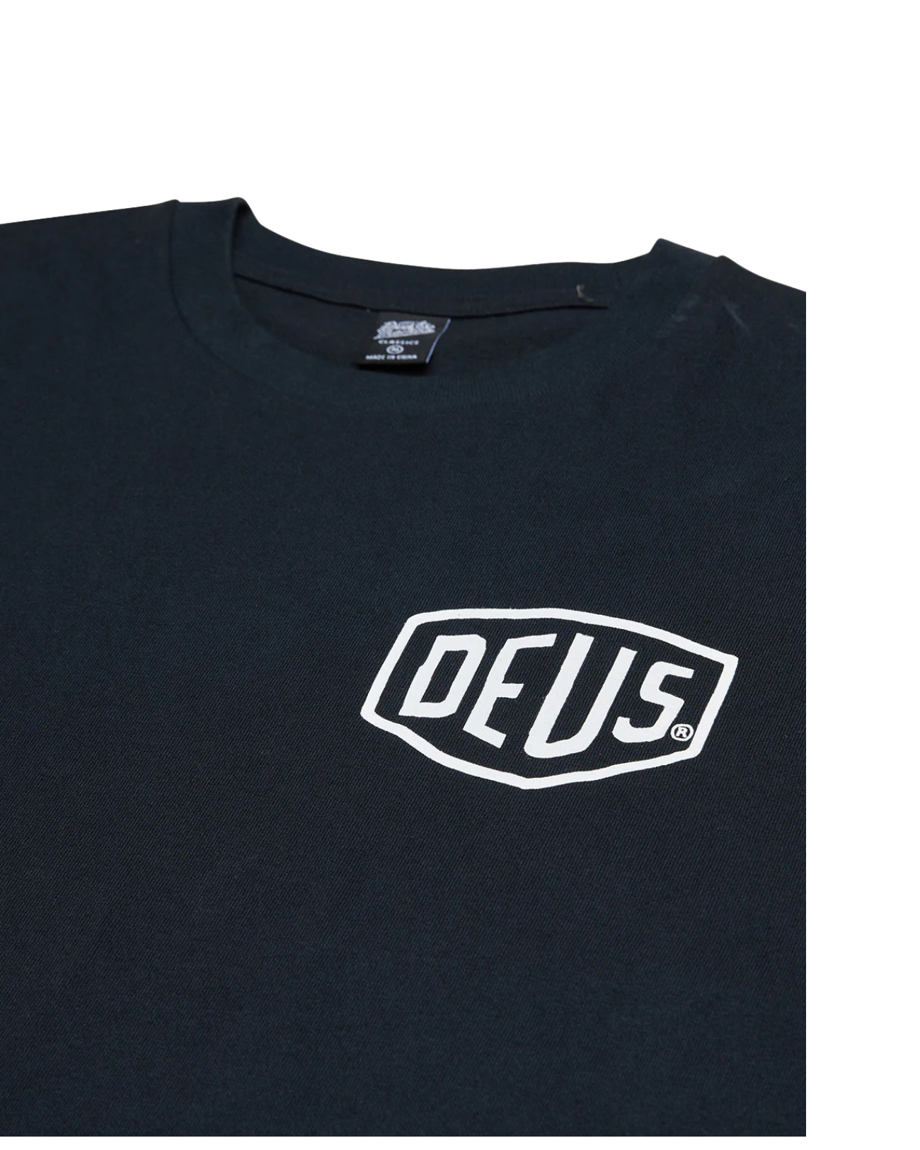 DEUS EX MACHINA FRONTAGE TEE - BLACK