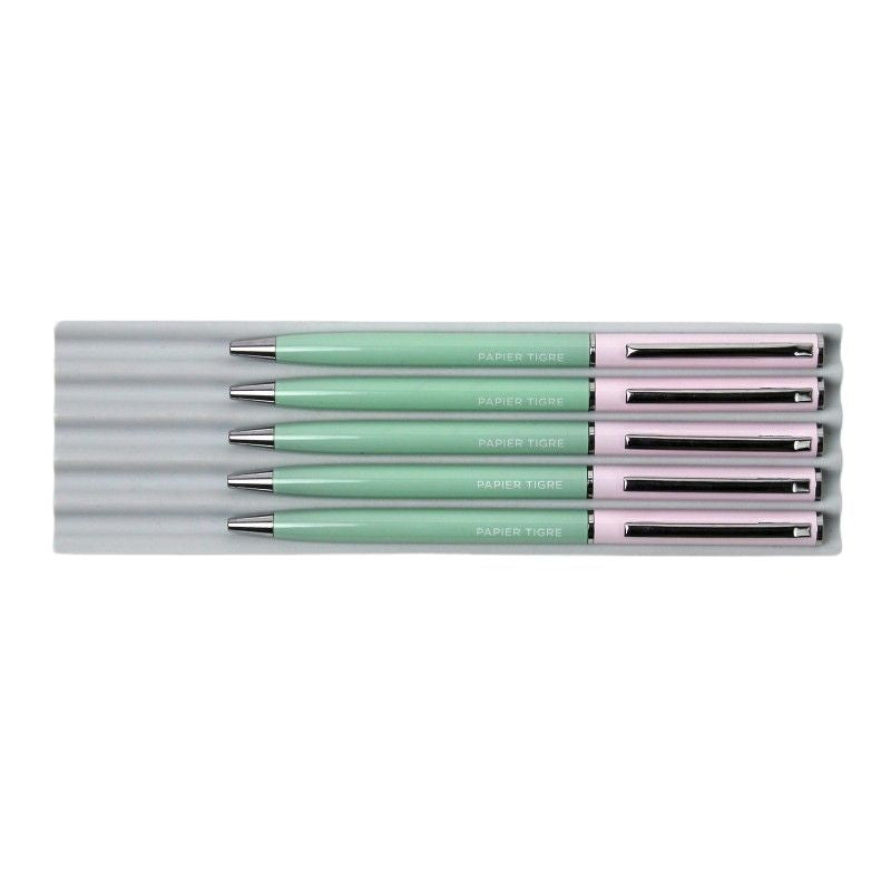 PAPIER TIGRE BALLPOINT PEN - SOFT PINK/GREEN