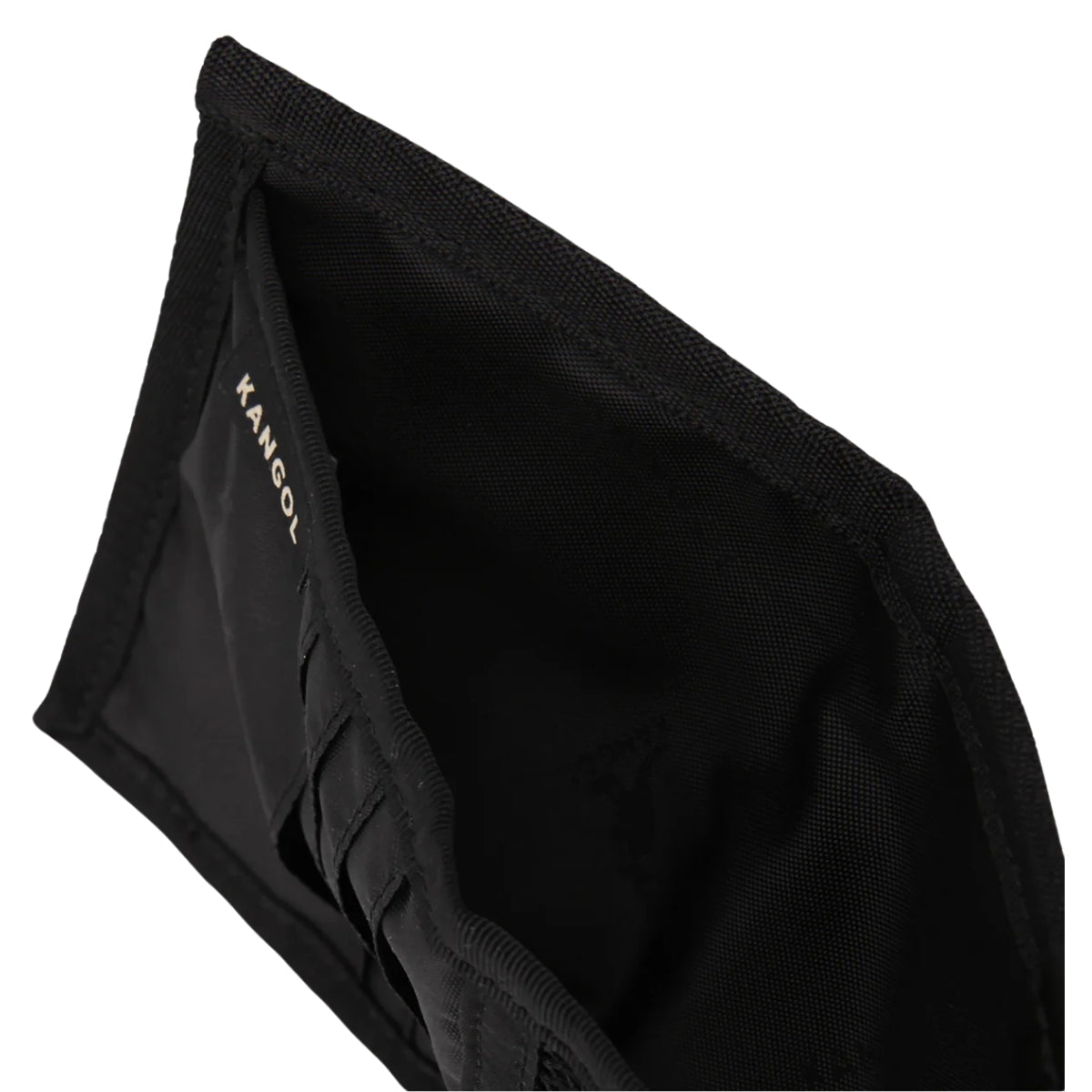 KANGOL EPIK FLACH III FOLDING WALLET - BLACK