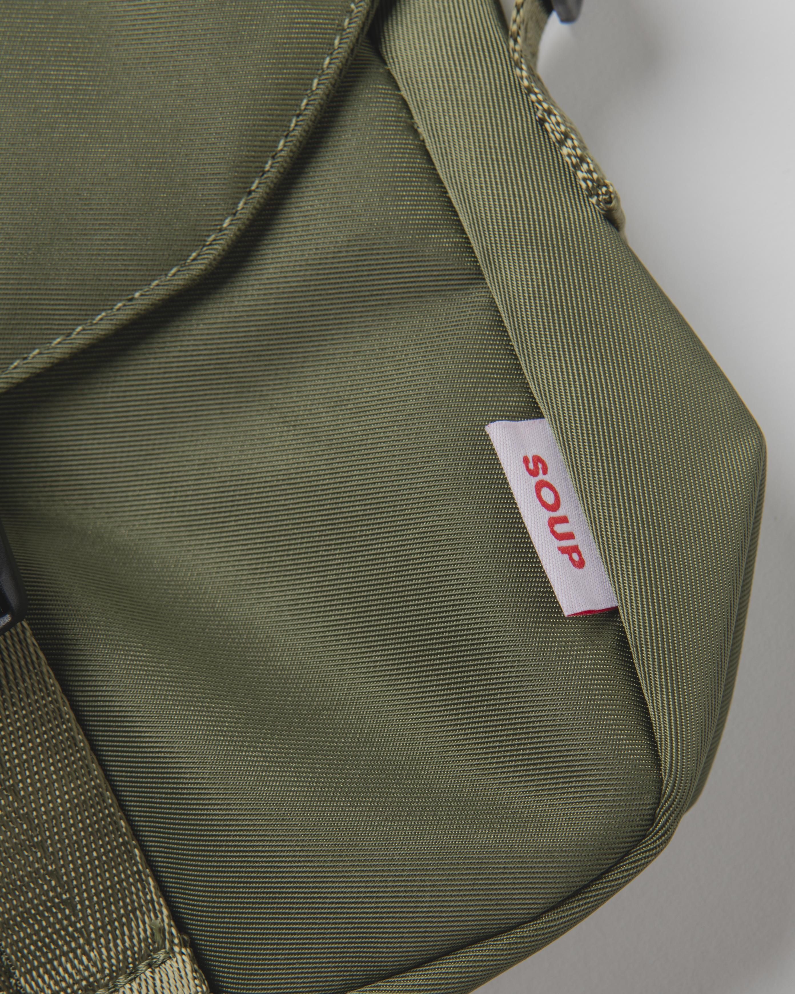 SOUP POSTMAN SHOULDER BAG - GREEN KHAKI