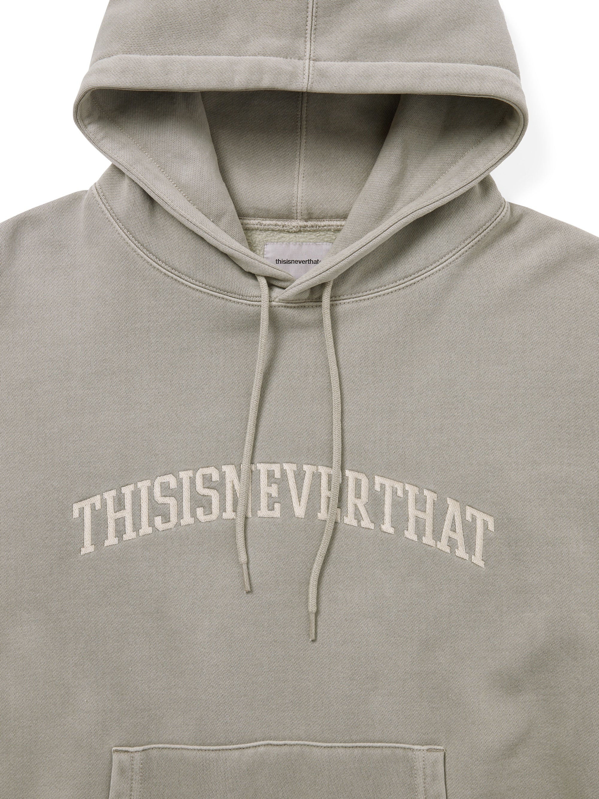 THISISNEVERTHAT - ARCH-LOGO HOODIE - STONE BEIGE