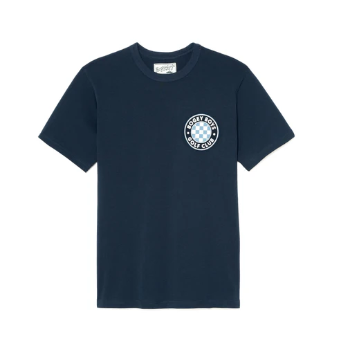 BOGEY BOYS BBGC CHECK T-SHIRT - MIDNIGHT