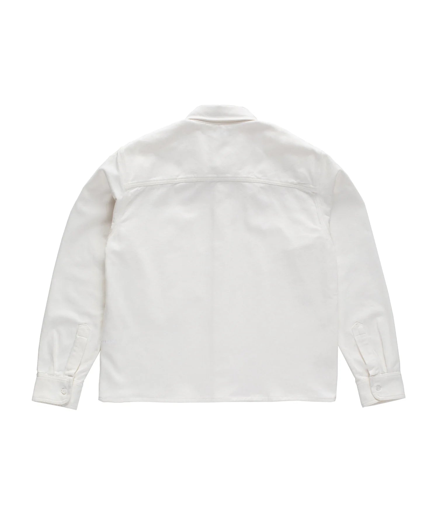 POP BUTTON OVER SHIRT - OFF WHITE