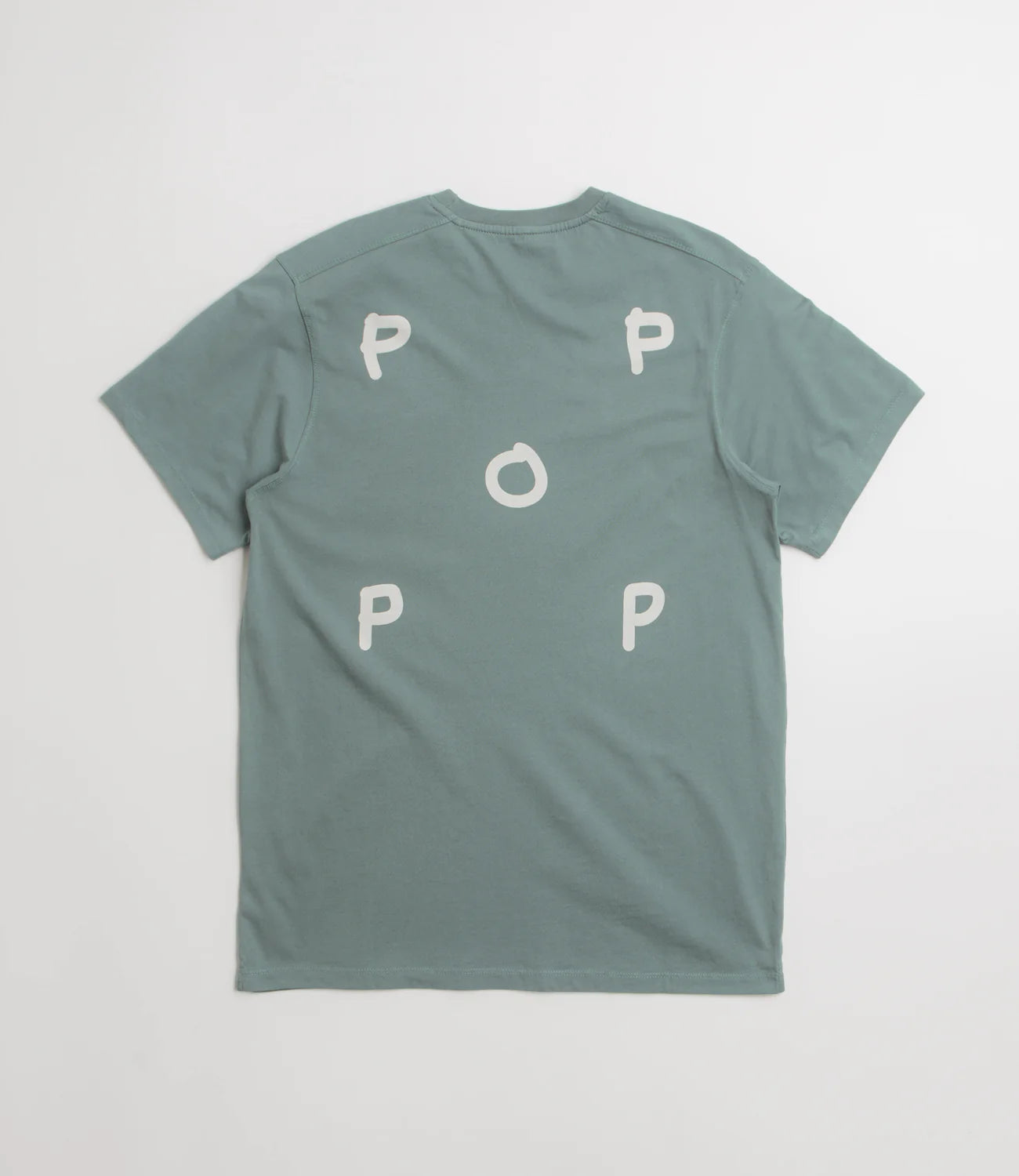 POP BYOBSS LOGO T-SHIRT - STORMY SEA