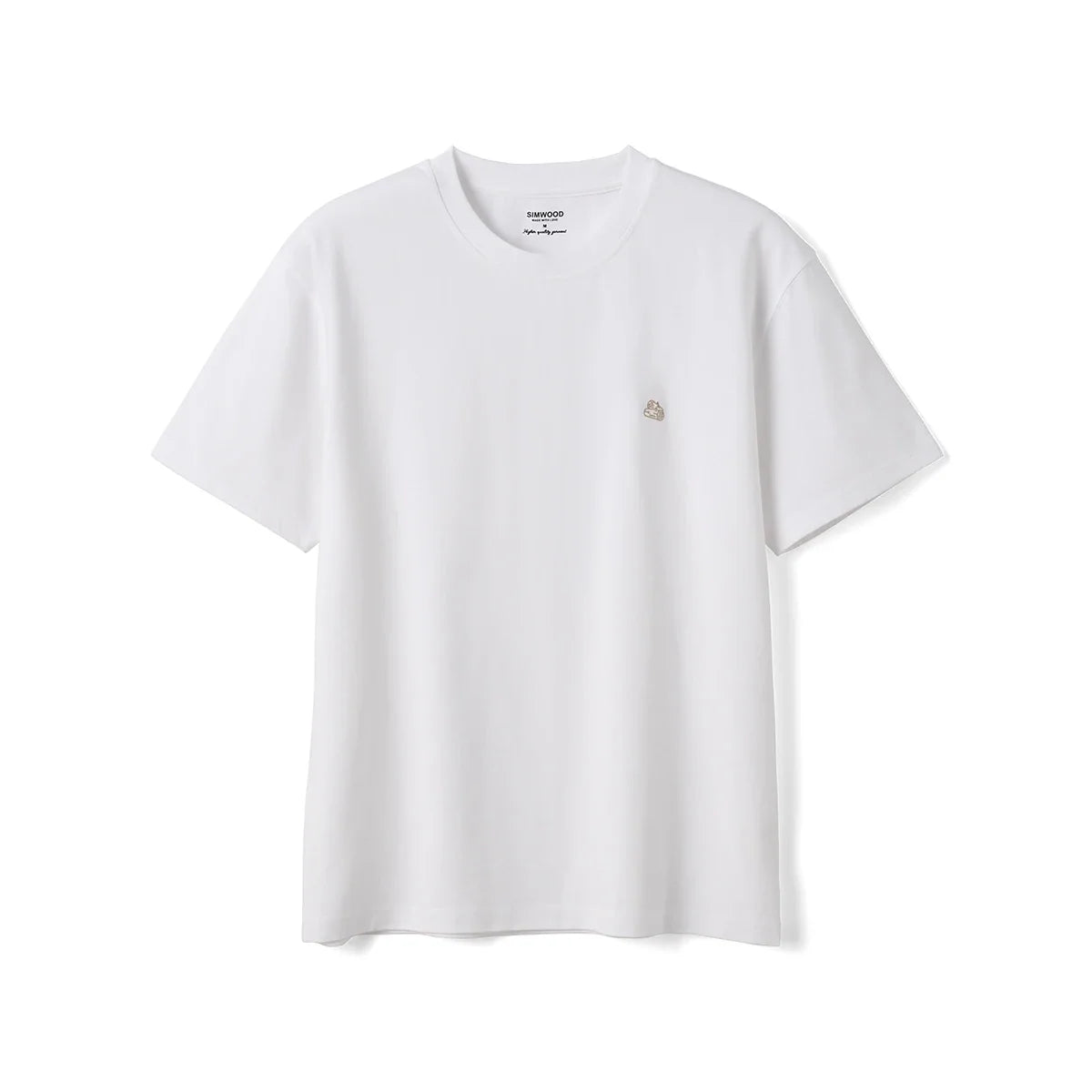 SIMWOOD Basic Tee - WHITE
