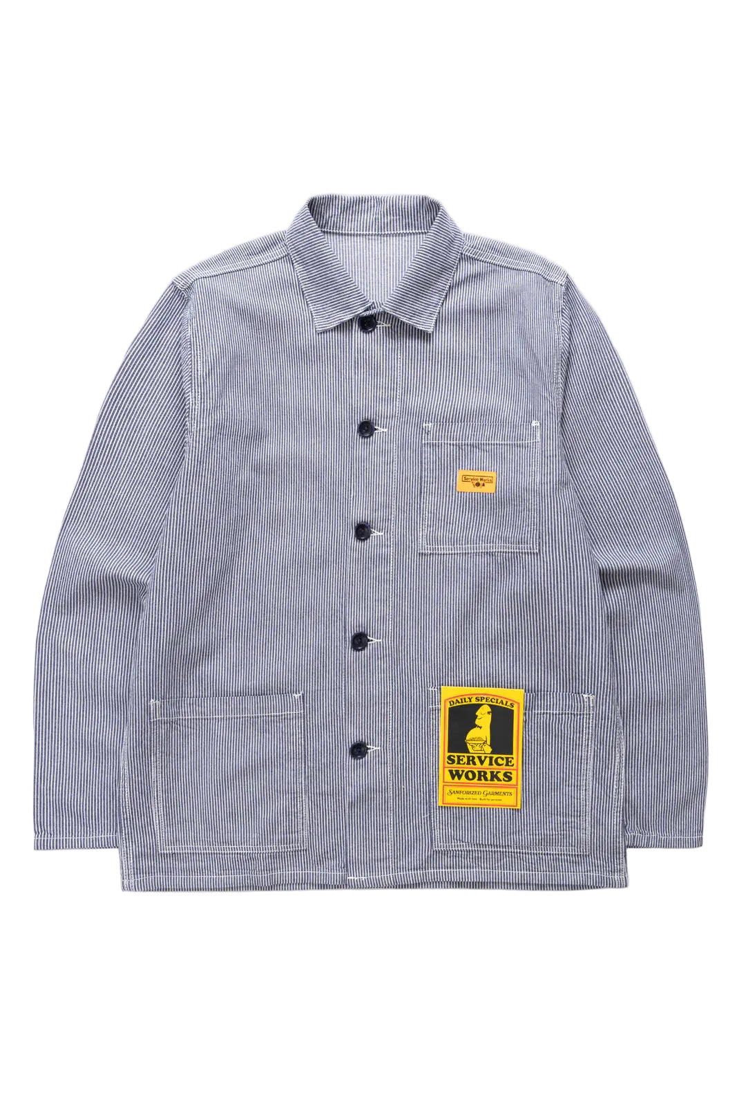 SERVICE WORKS HICKORY CHORE SHIRT - HICKORY