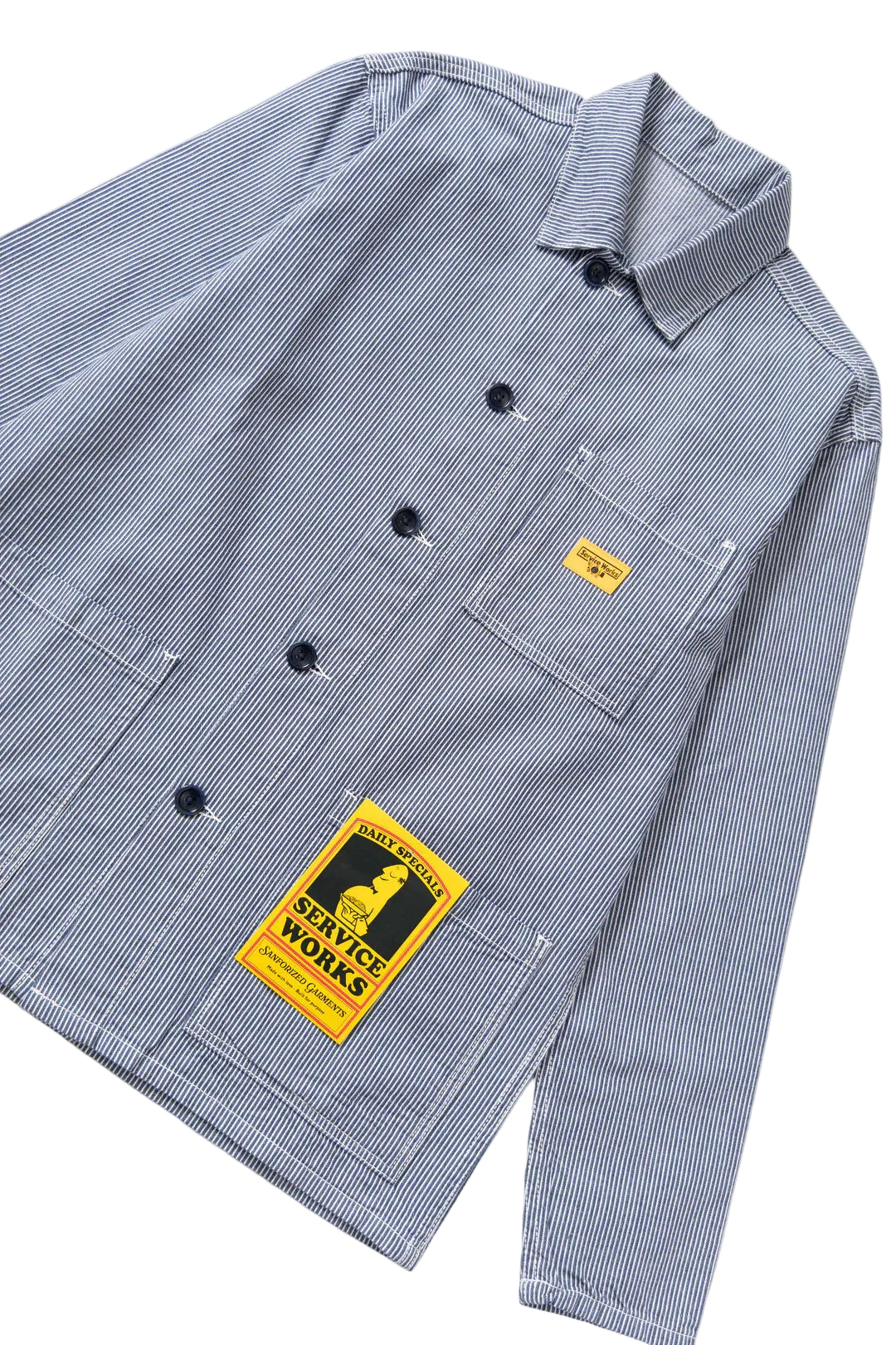 SERVICE WORKS HICKORY CHORE SHIRT - HICKORY