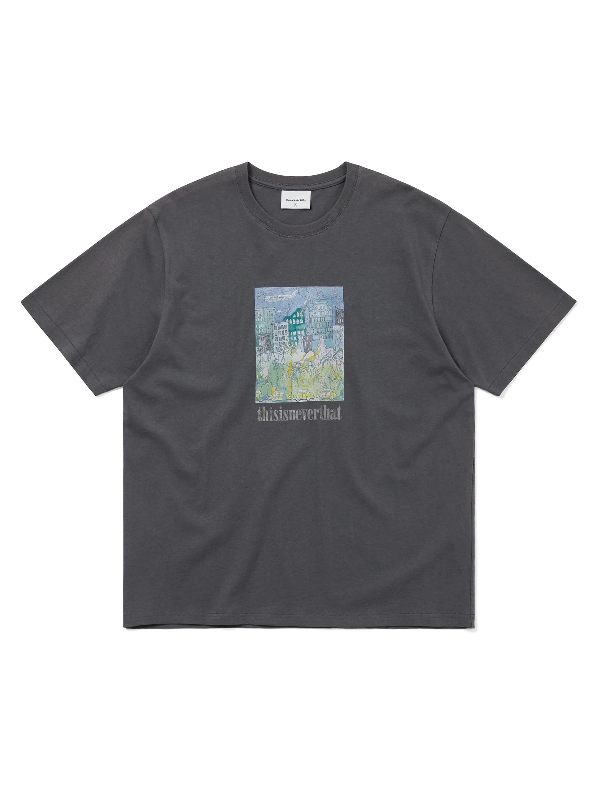 THISISNEVERTHAT CITY & PARK TEE - DARK GREY