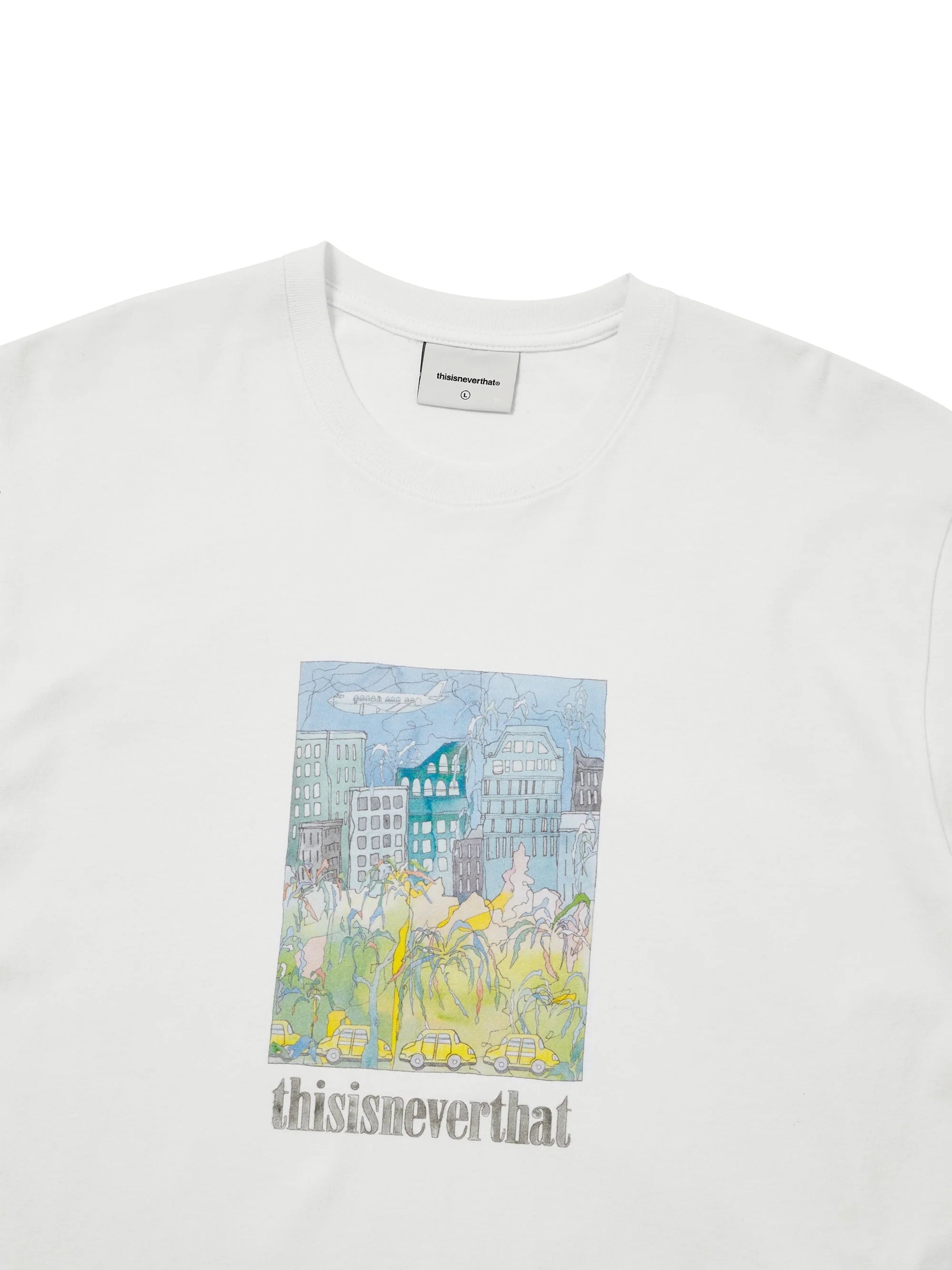 THISISNEVERTHAT CITY & PARK TEE - WHITE