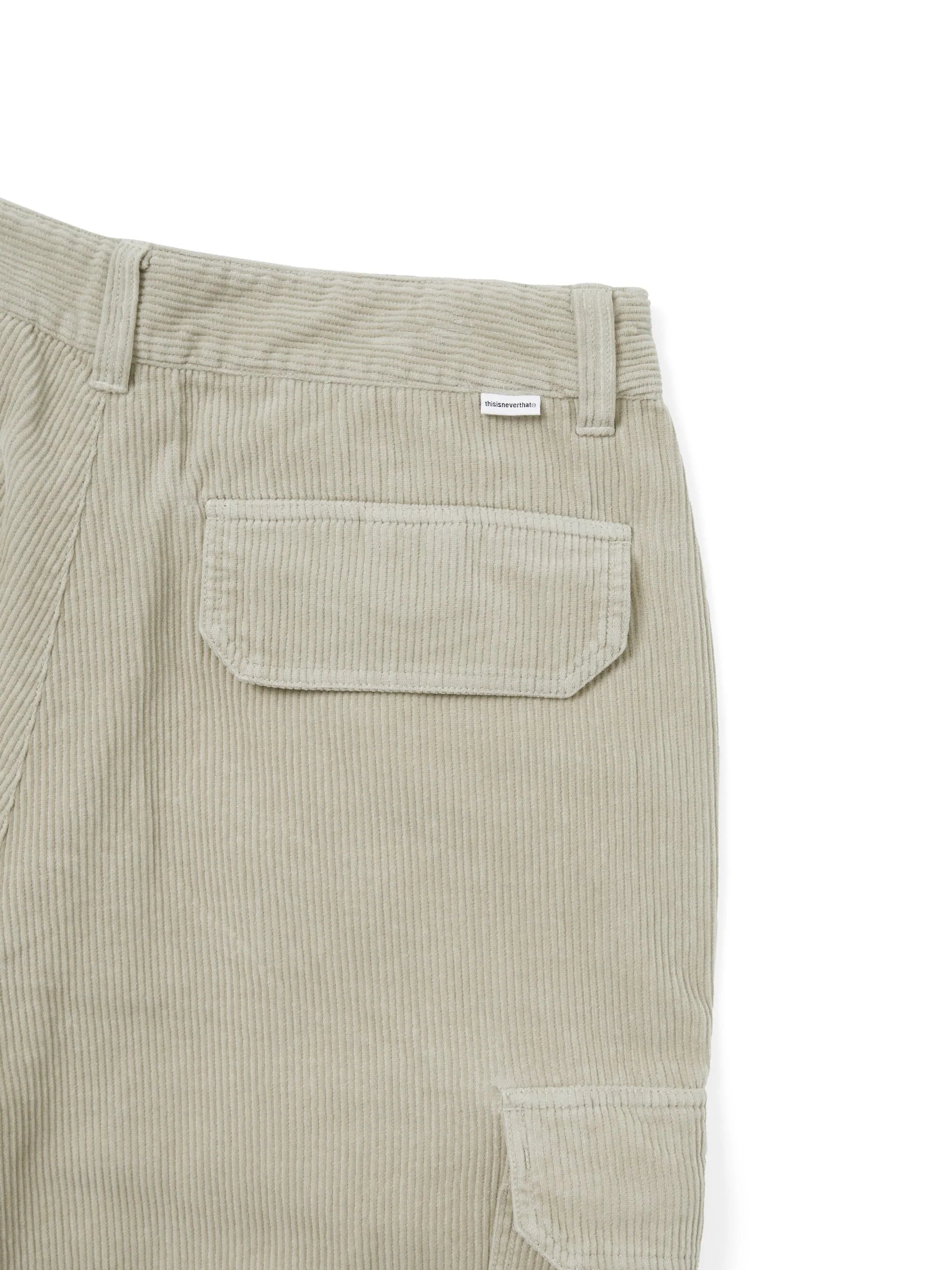 THISISNEVERTHAT - CORDUROY CARGO PANT - BEIGE