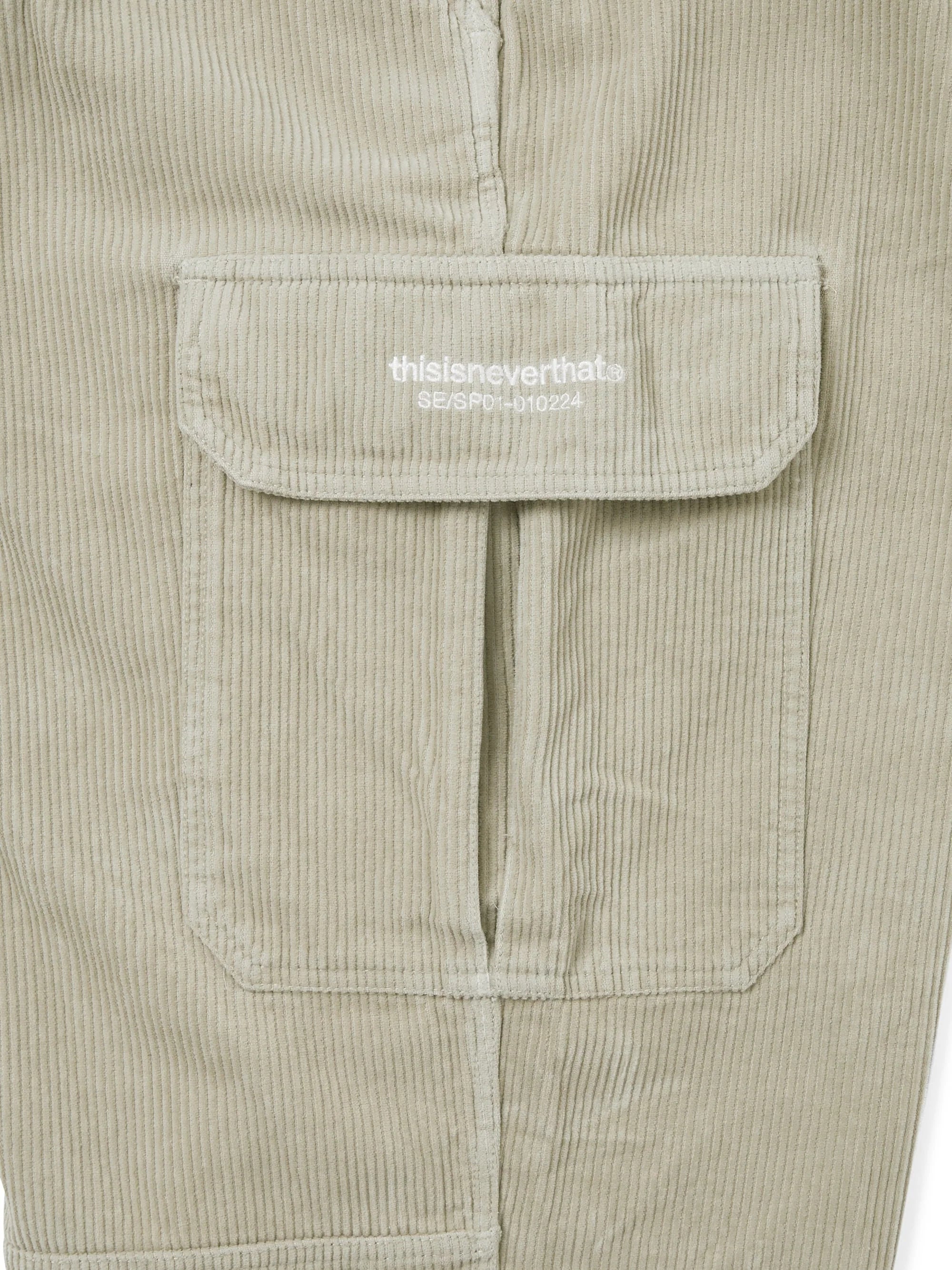 THISISNEVERTHAT - CORDUROY CARGO PANT - BEIGE