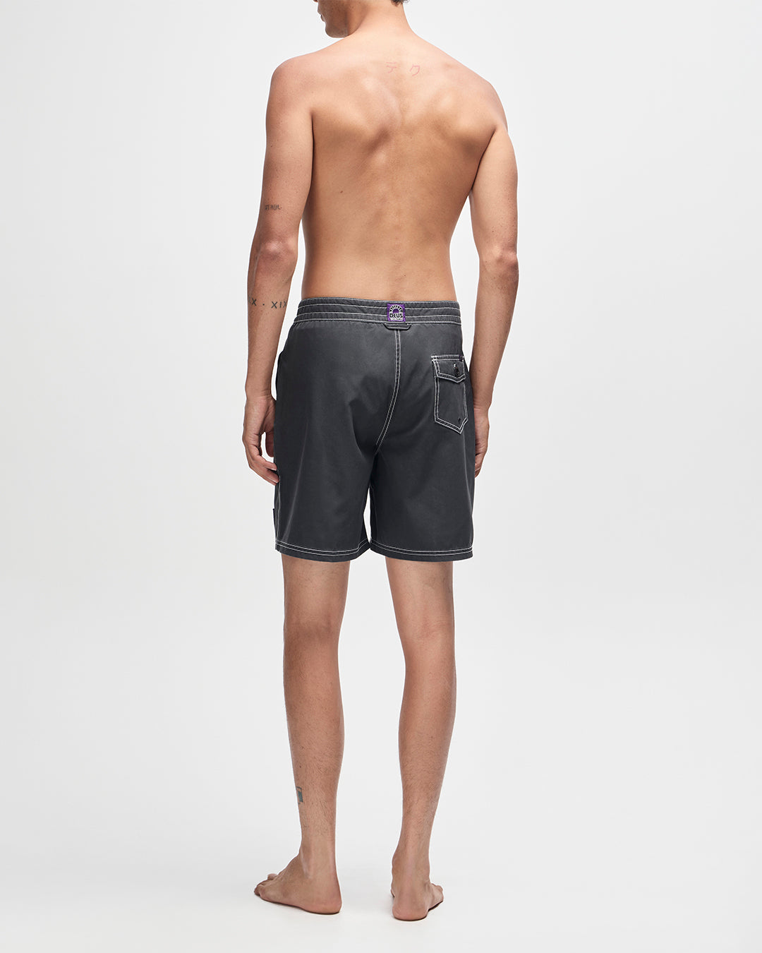 DEUS EX MACHINA AERIAL MESH BOARDSHORT - ANTHRACITE