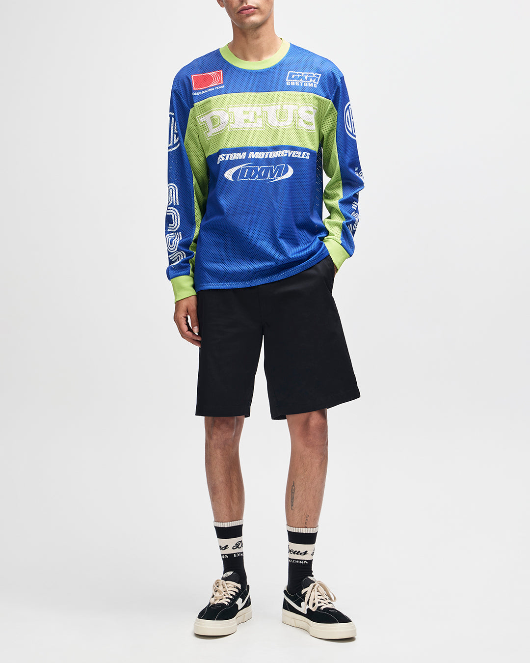 DEUS EX MACHINA Step Out Moto Jersey - Blue
